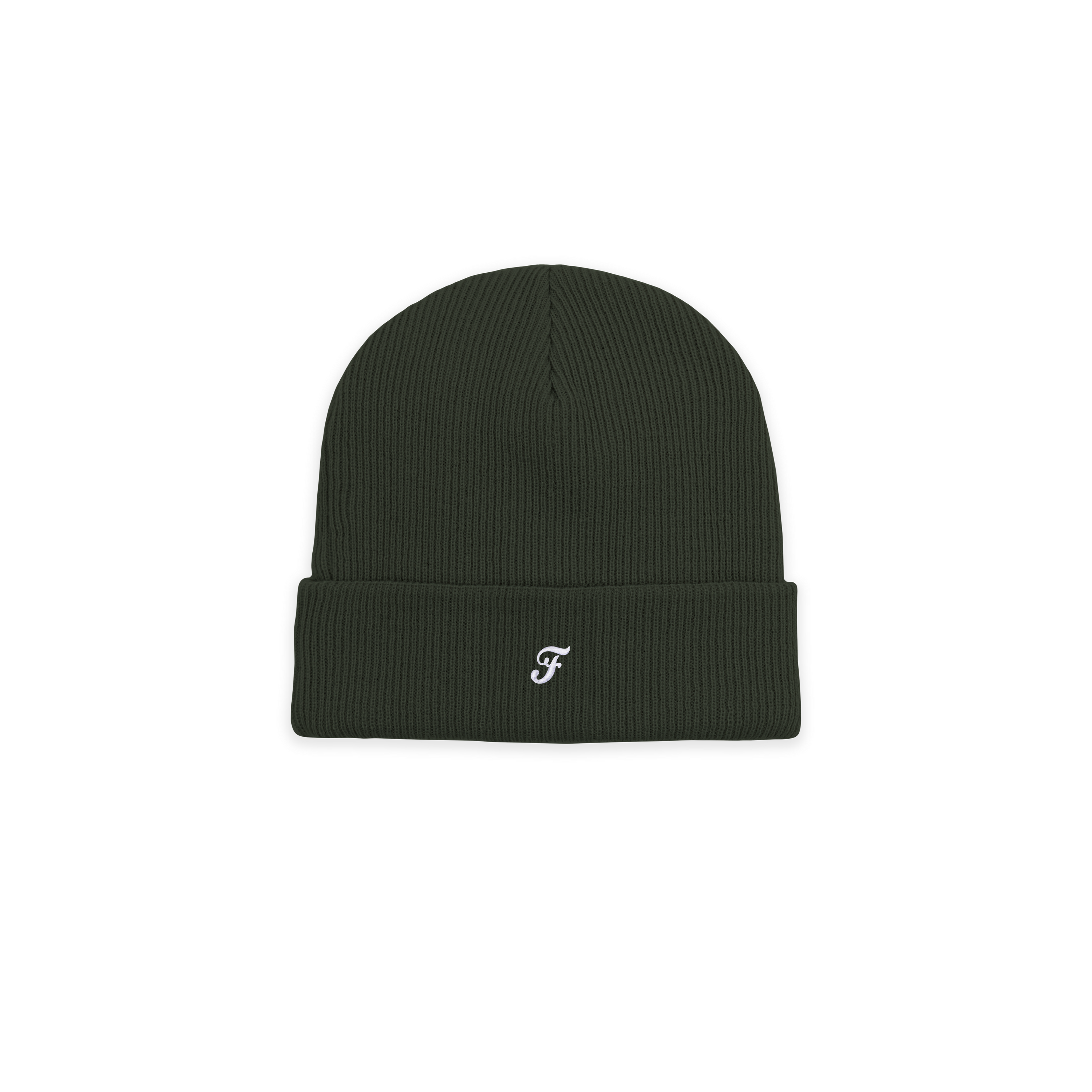FiveFourFive Winter Embroidered Beanie Olive