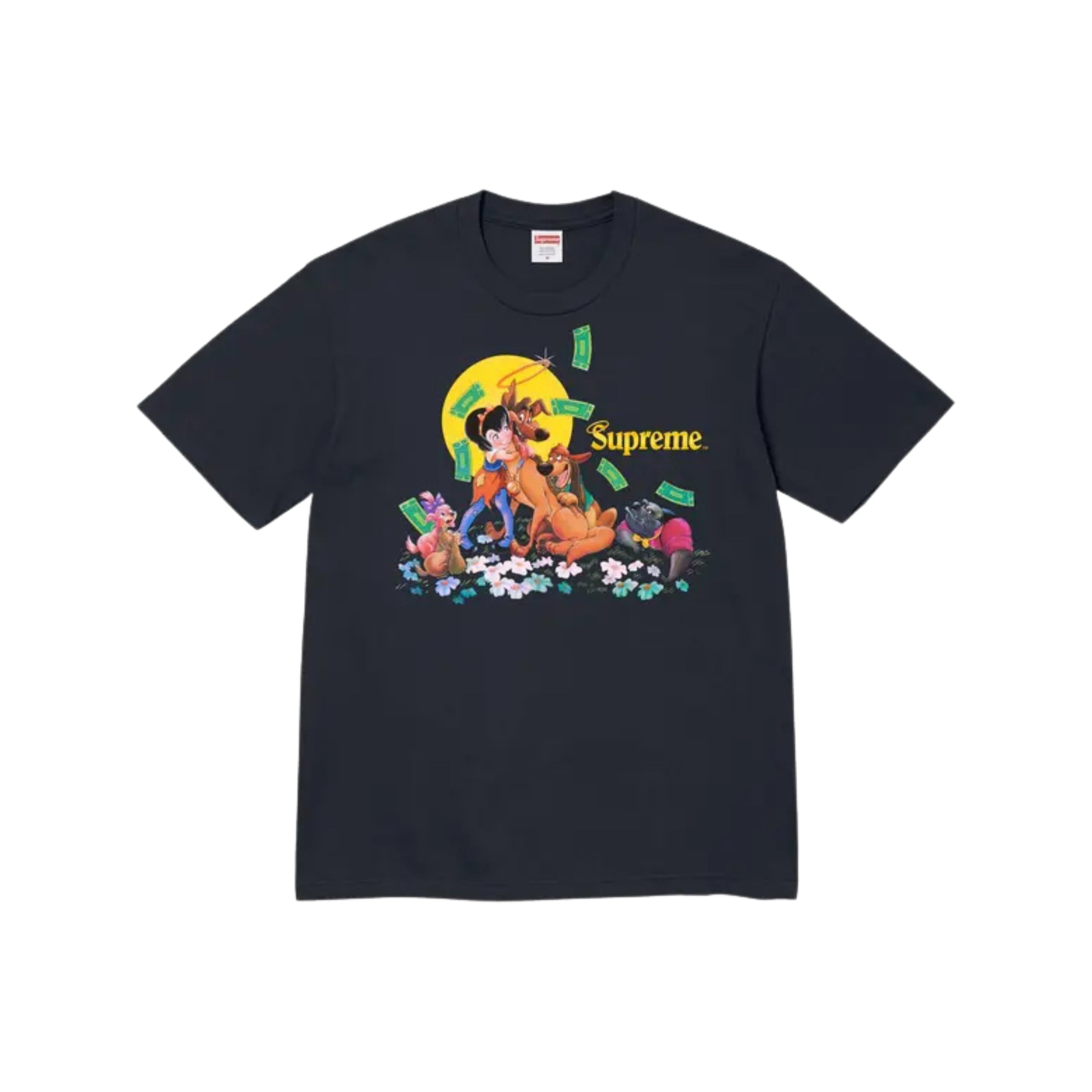 Supreme All Dogs Go To Heaven Tee Navy