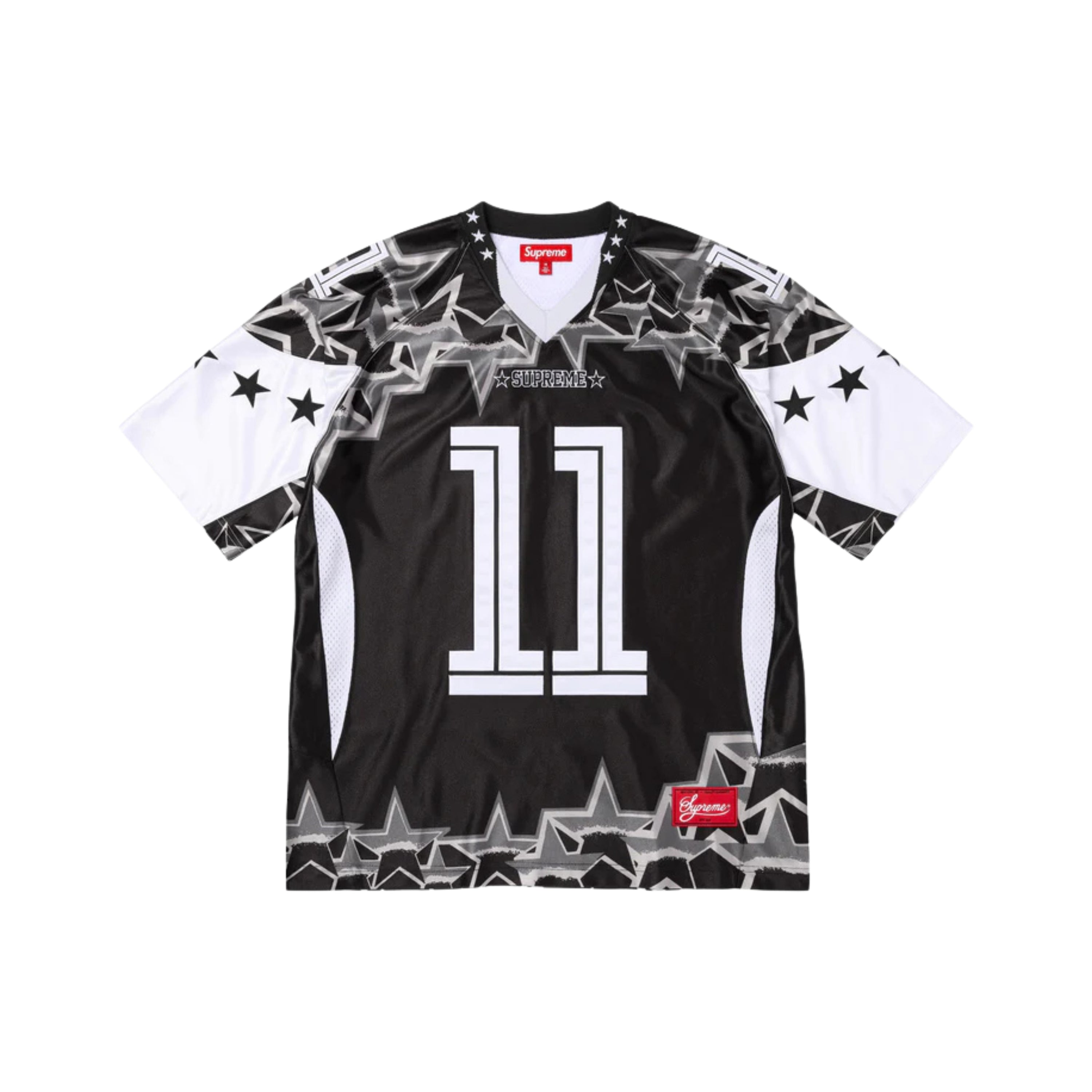 Supreme Stars Football Jersey Tee Black