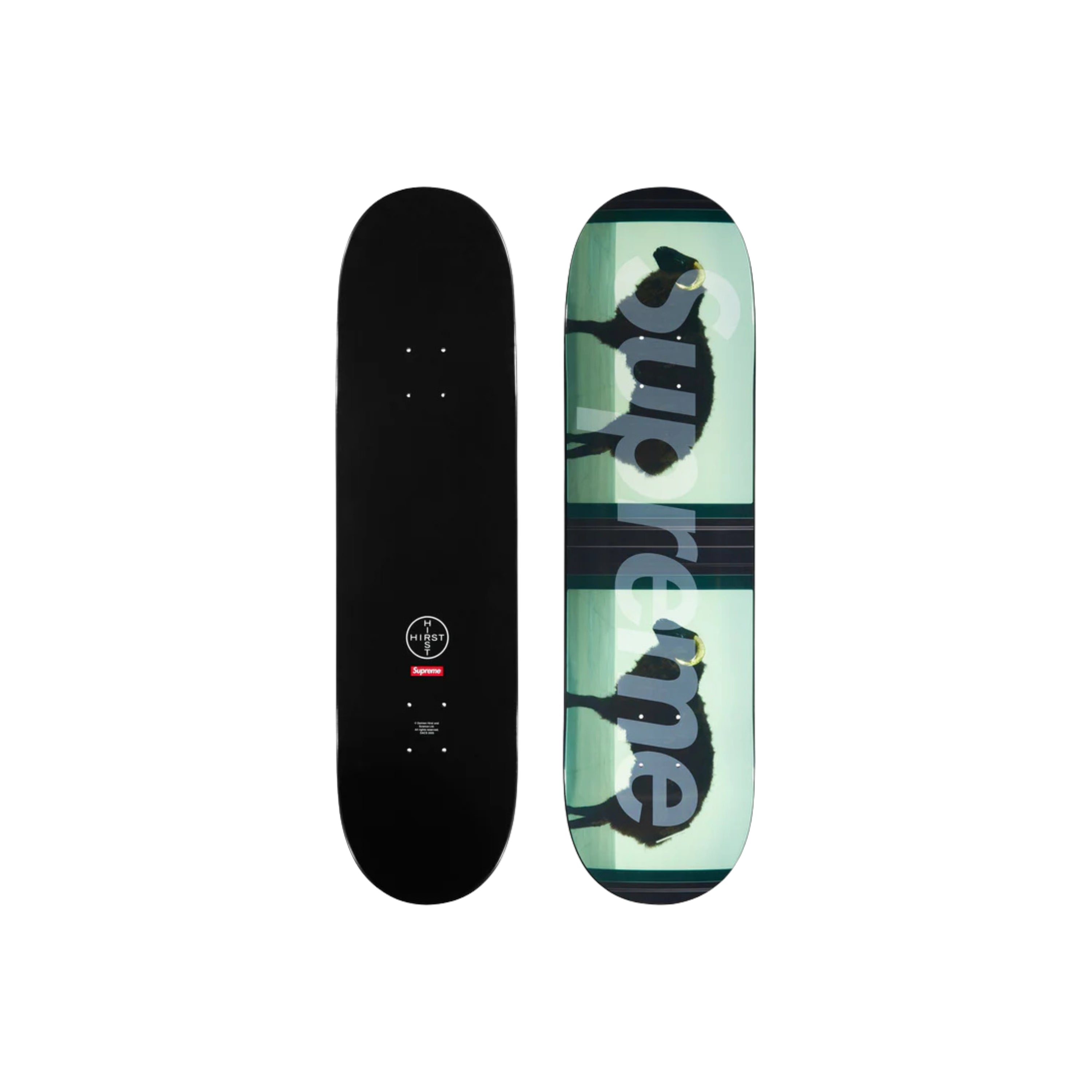 Supreme Damien Hirst Sheep Skateboard