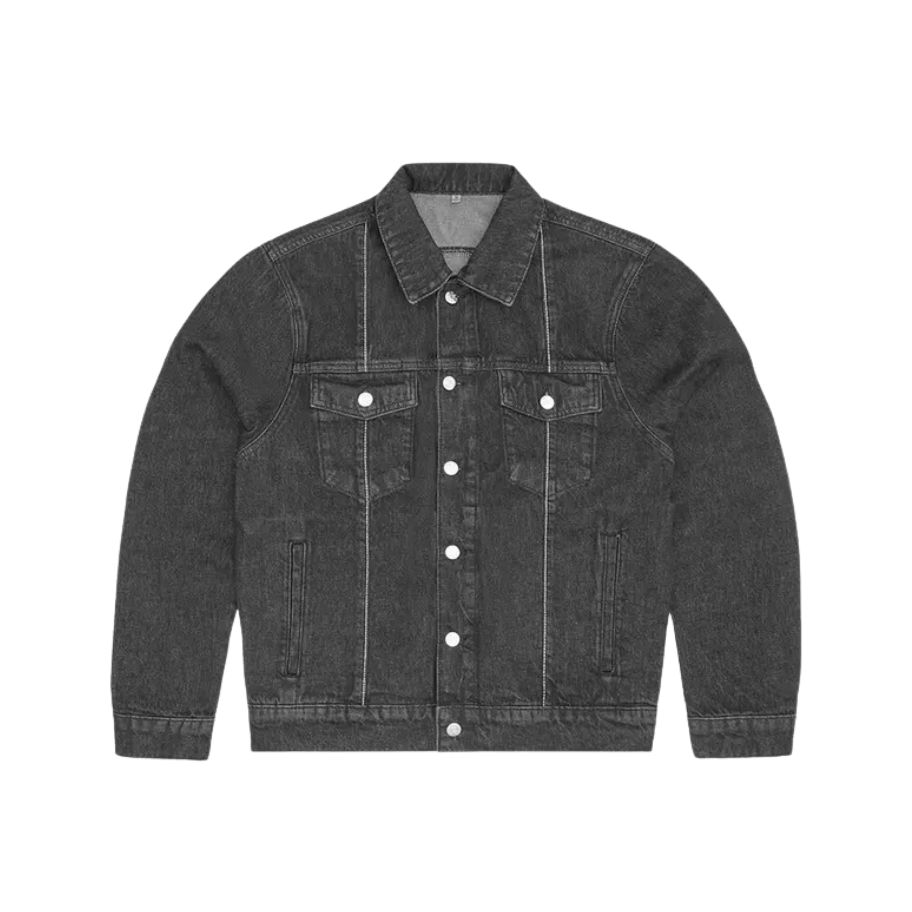 Corteiz C-Star Jacket Washed Black