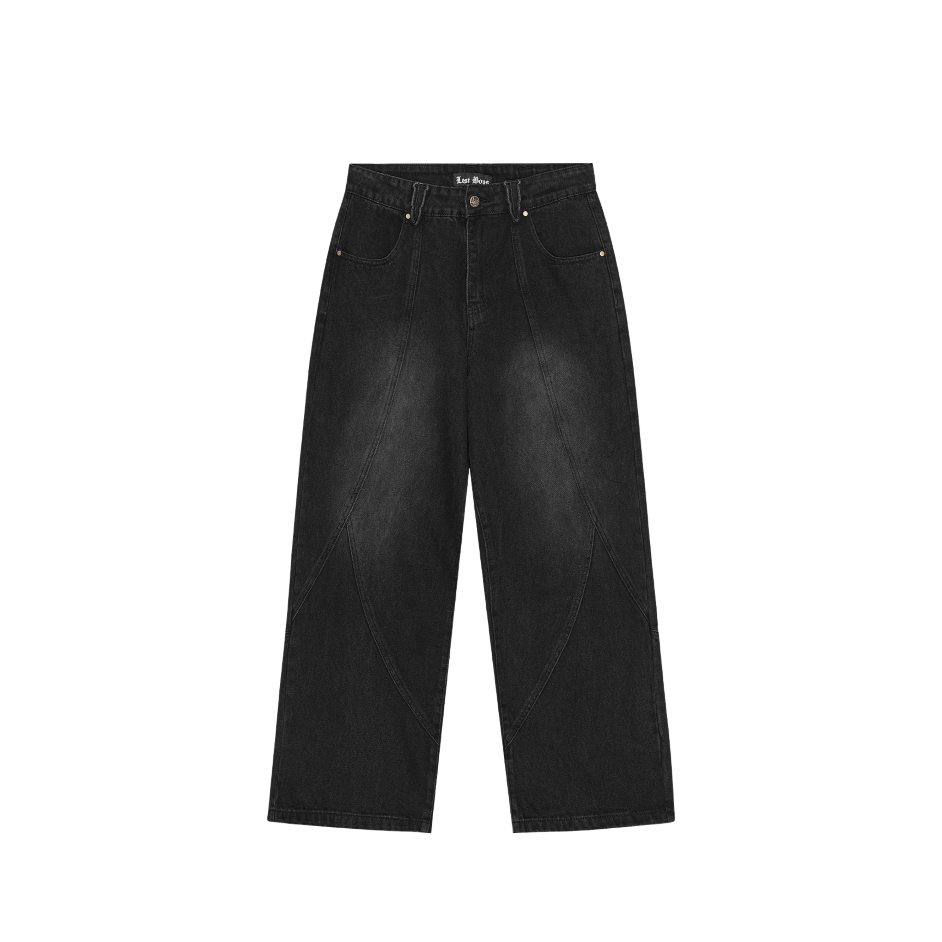 Lost Boys Outerstream Logo Jeans Stonewashed Black