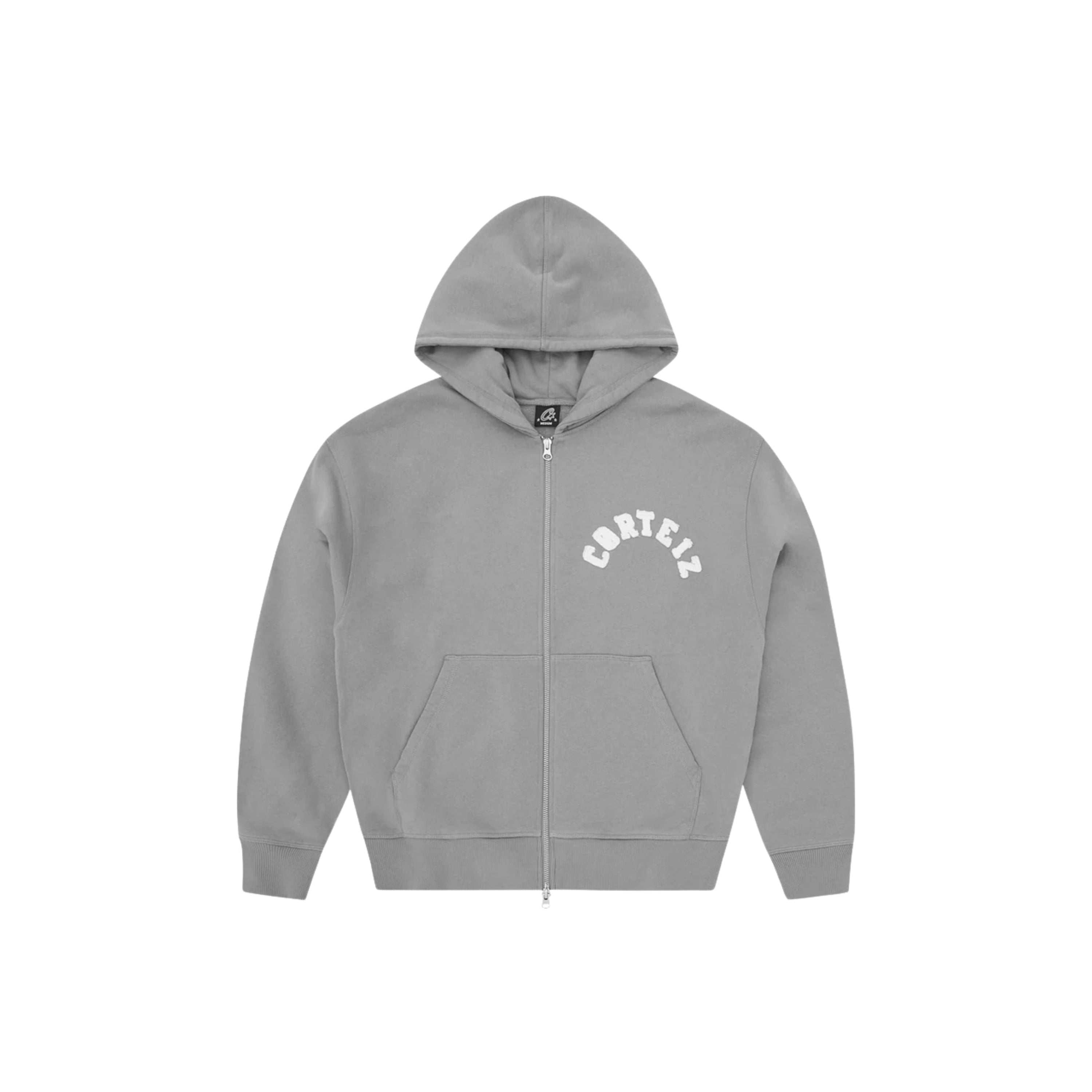 Corteiz Colly Arch Zip Hoodie Grey