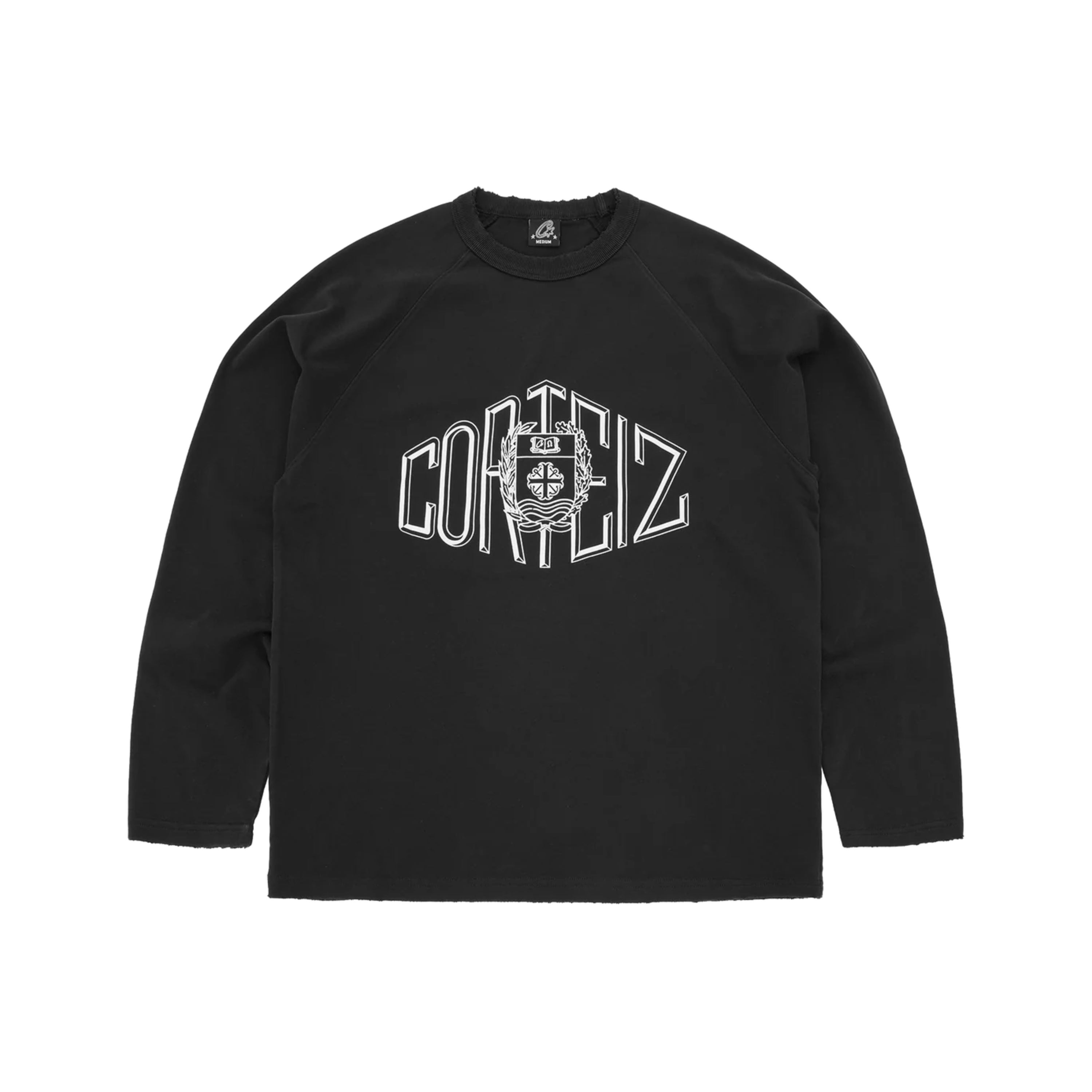 Corteiz Sophomore Raglan Longsleeve Black
