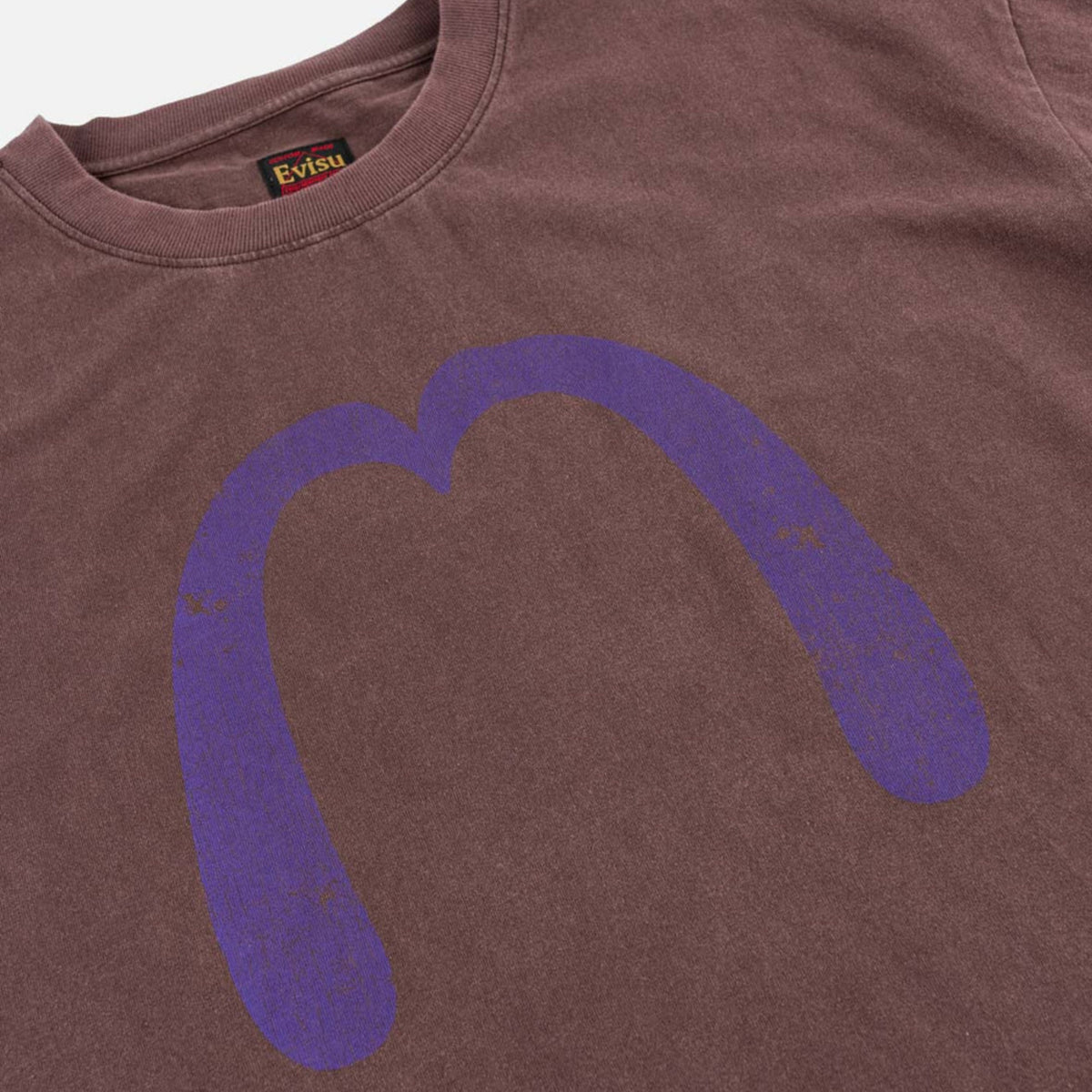 Evisu Vintage Lighter Tee Brown