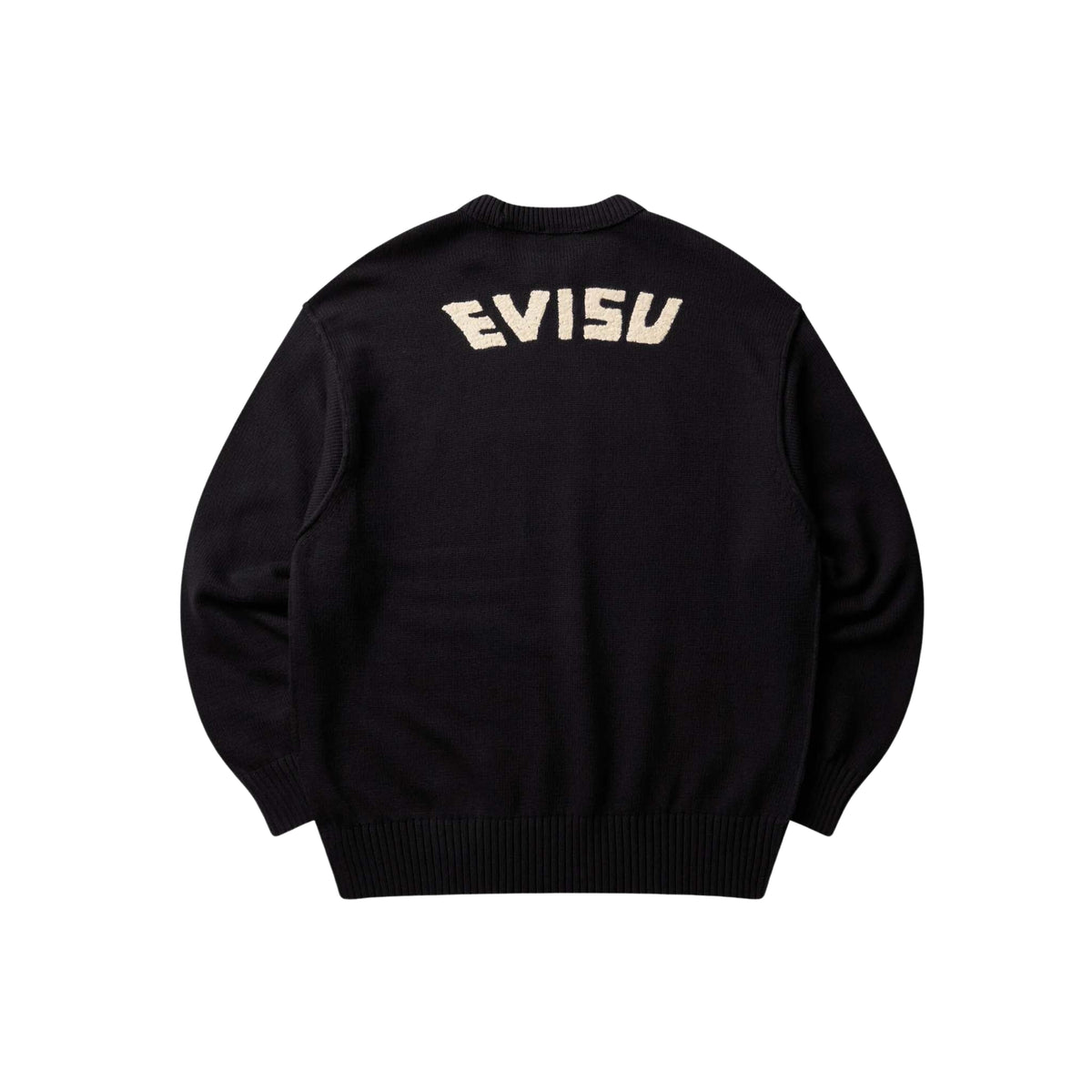Evisu Premium Seagull Emb. Sweater Black