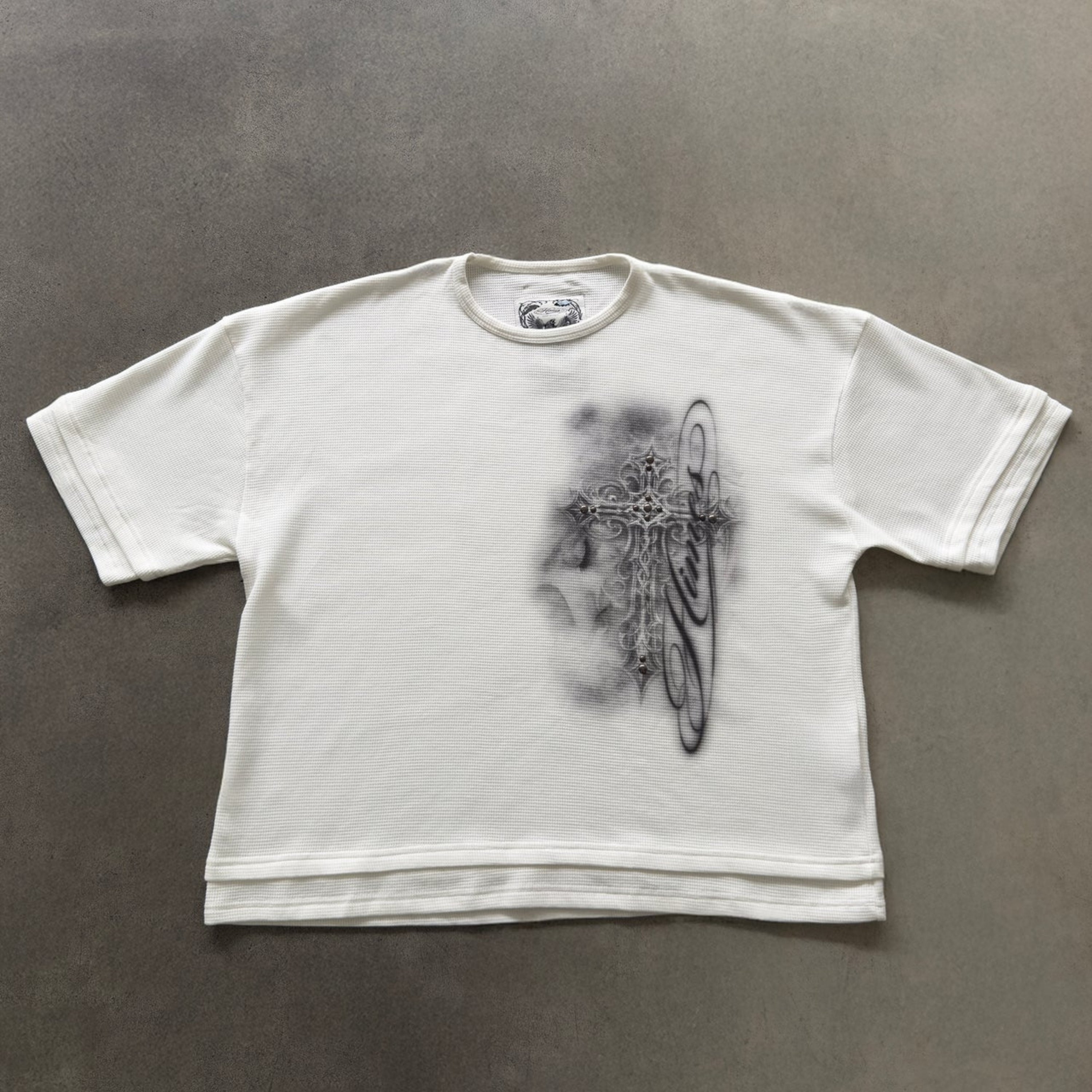 Himes Plan-H Waffle Tee White