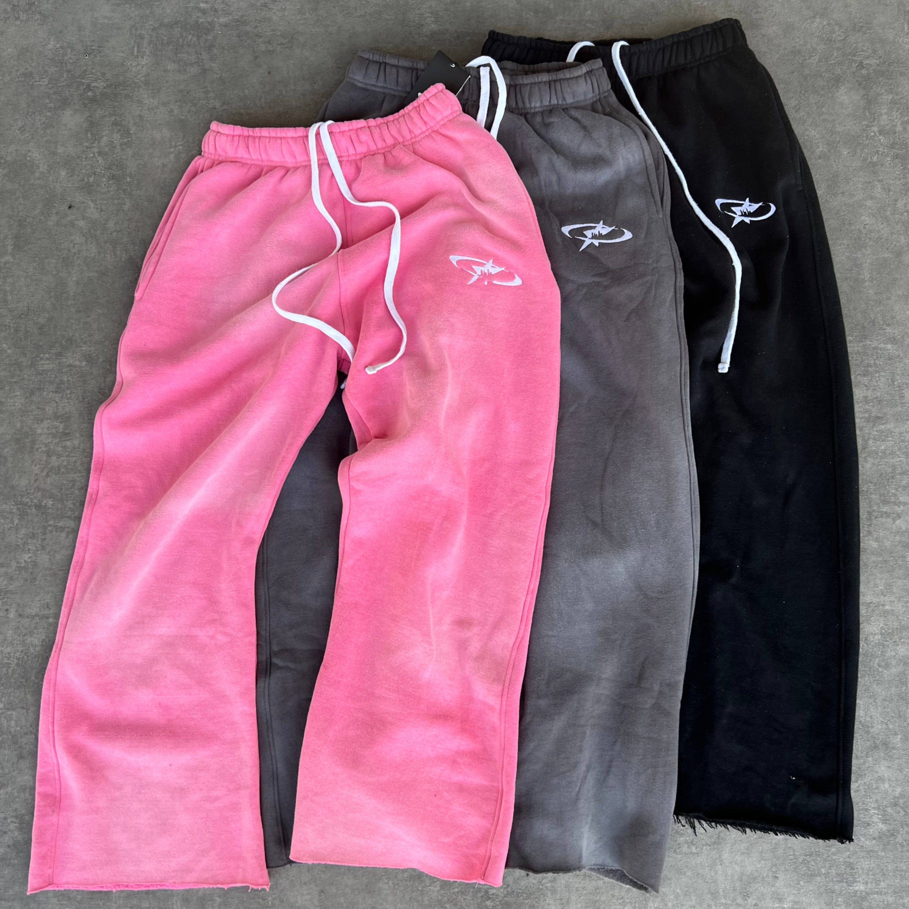Ytown Market Premium Star Tracksuit Grey