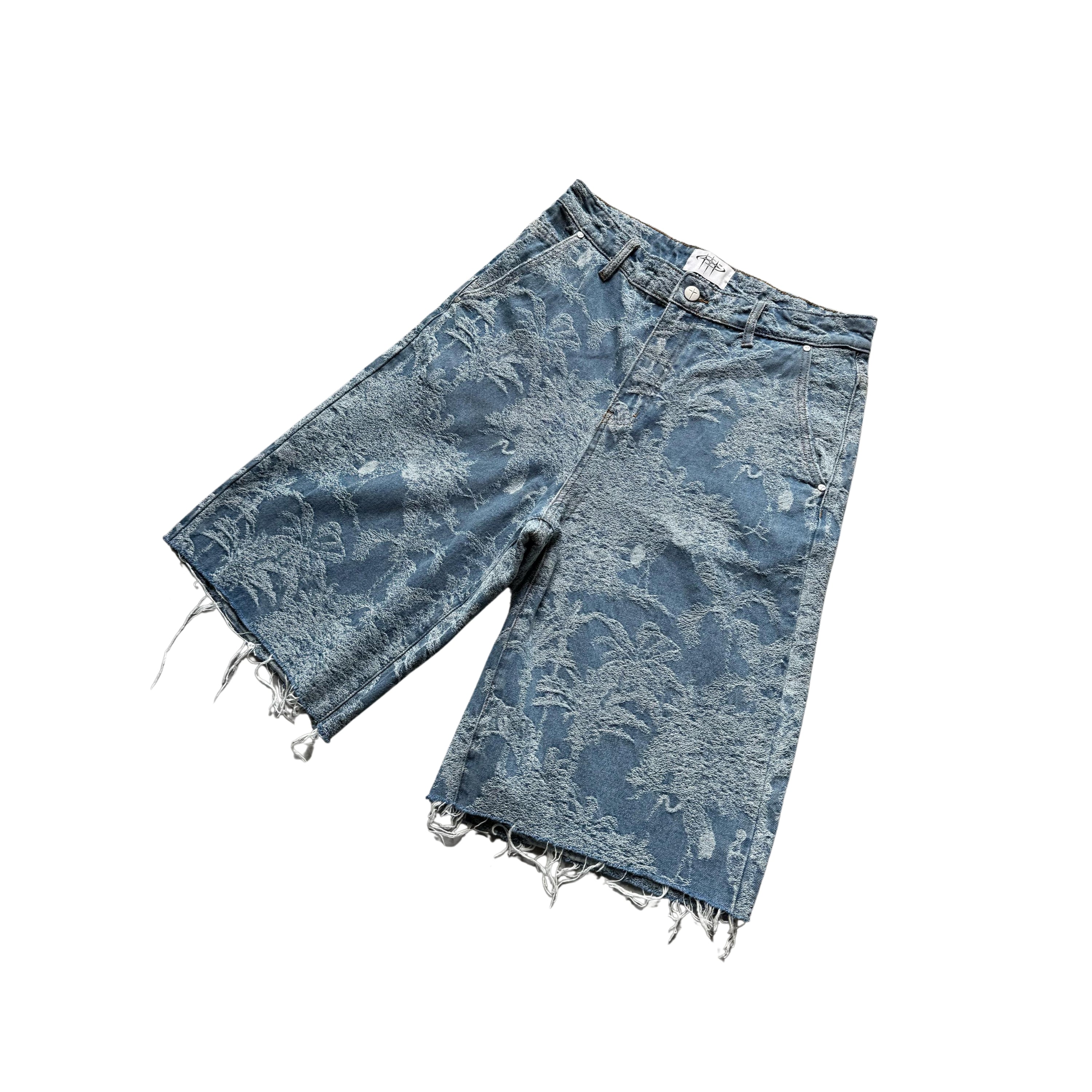 On My Way Jacquard Shorts Blue