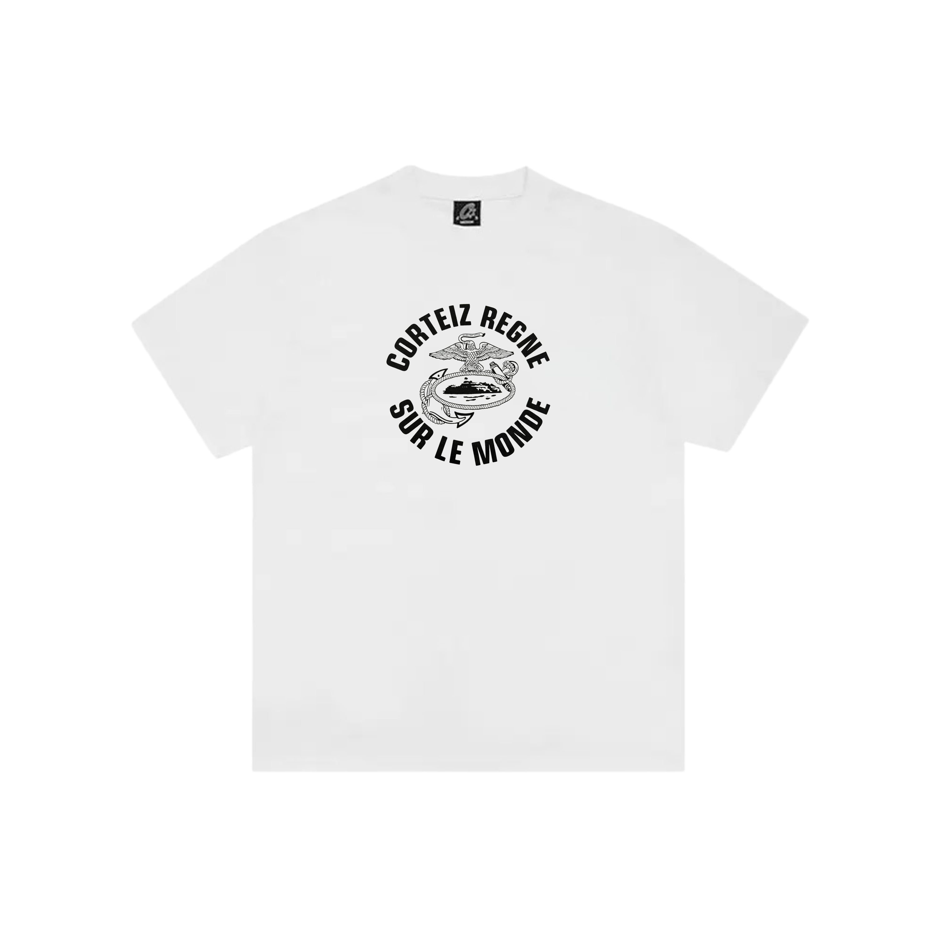 Corteiz Regne Sur Le Monde Tee White