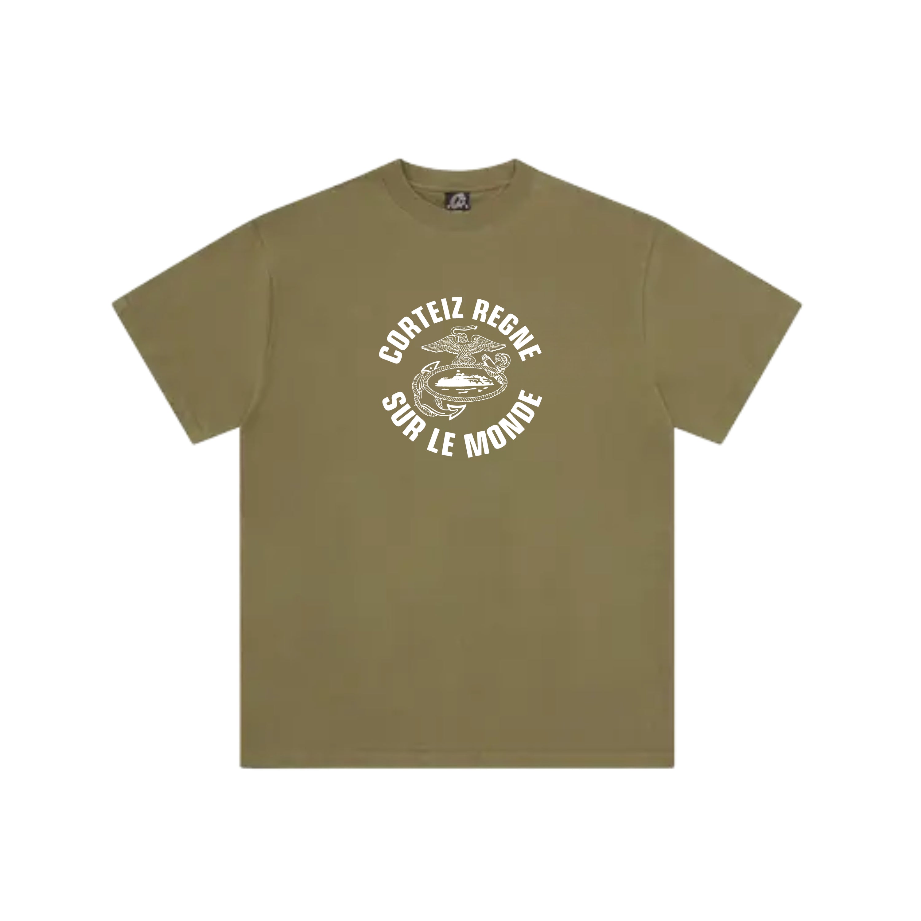 Corteiz Regne Sur Le Monde Tee Olive
