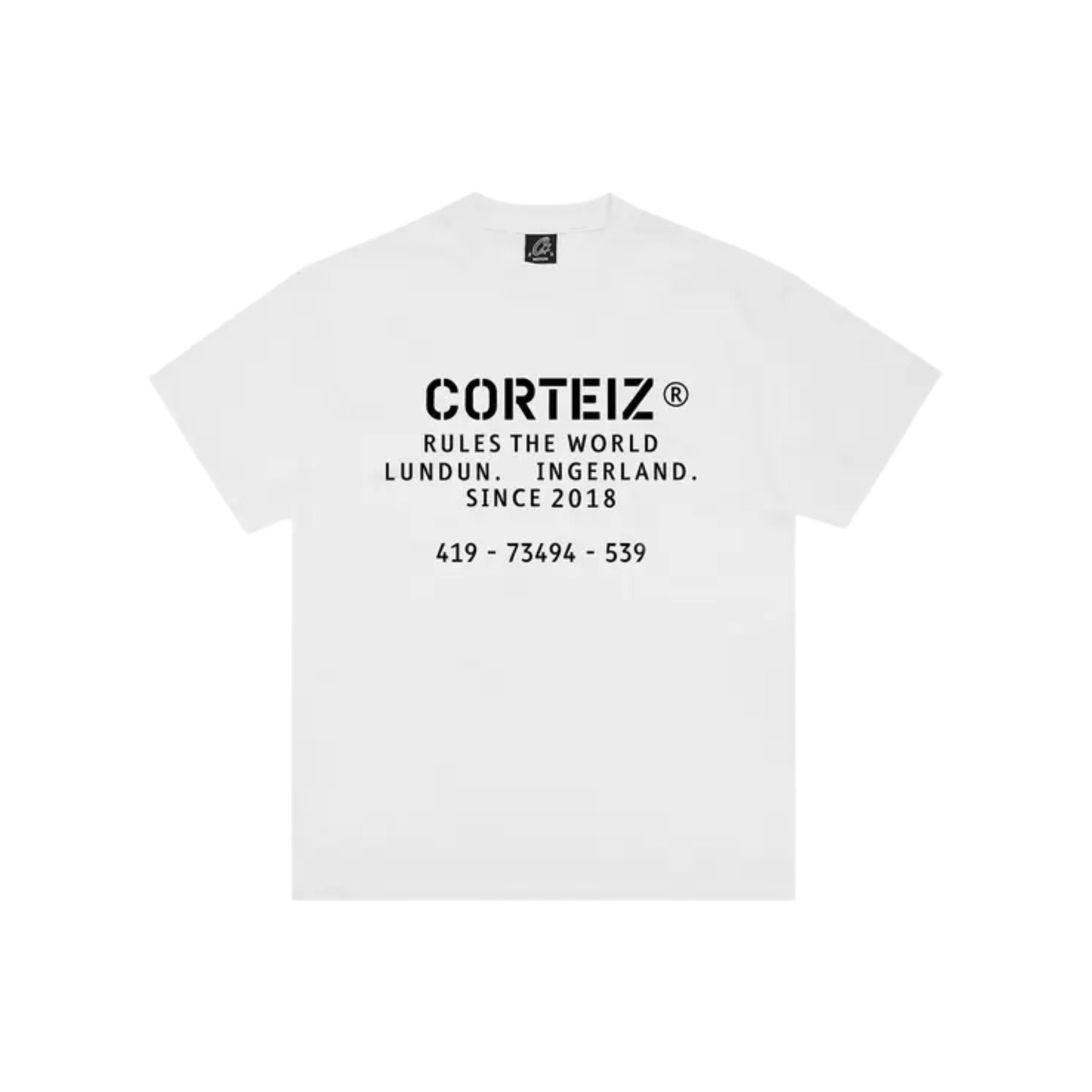 Corteiz Stencil Tee White
