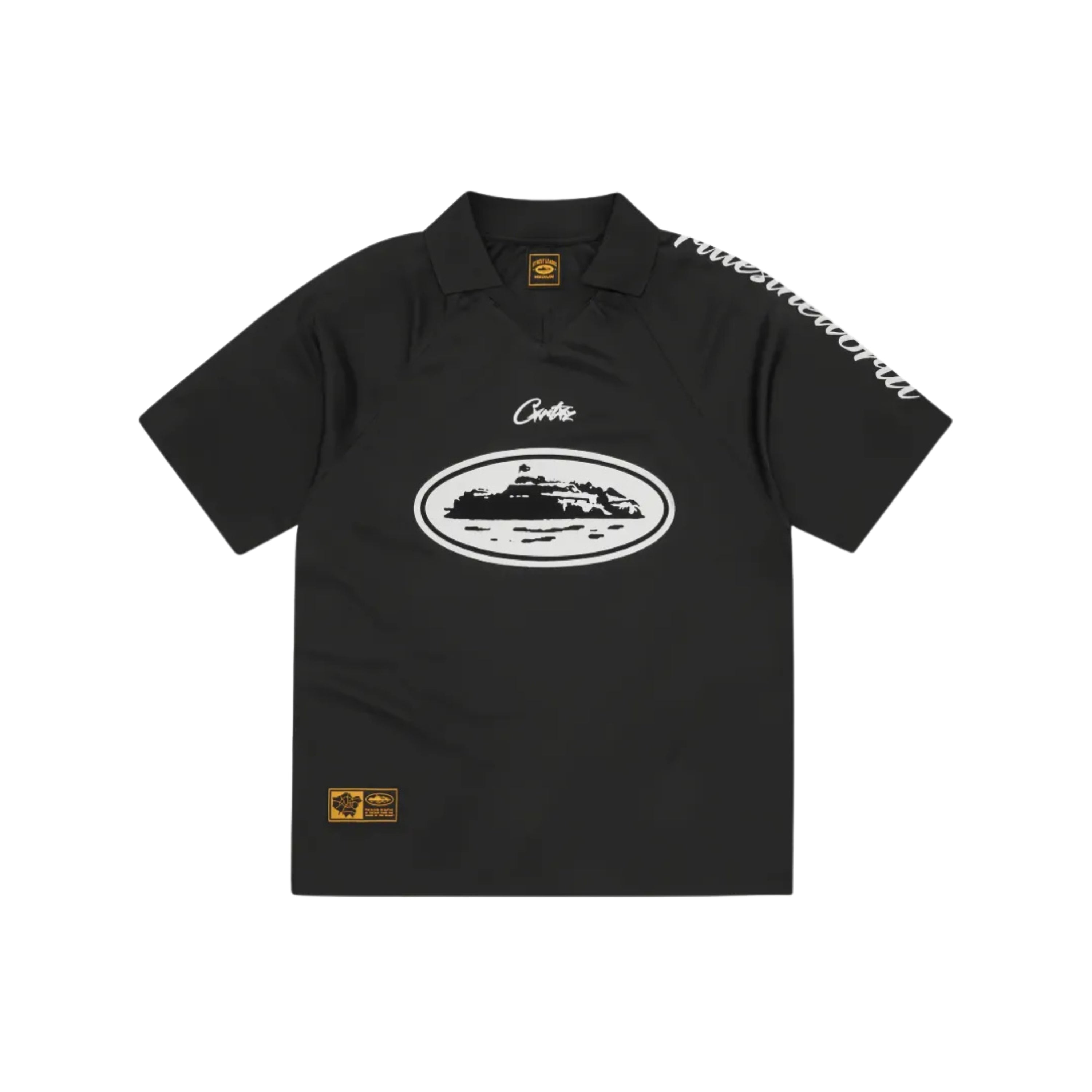 Corteiz Alcatraz Football Jersey Black