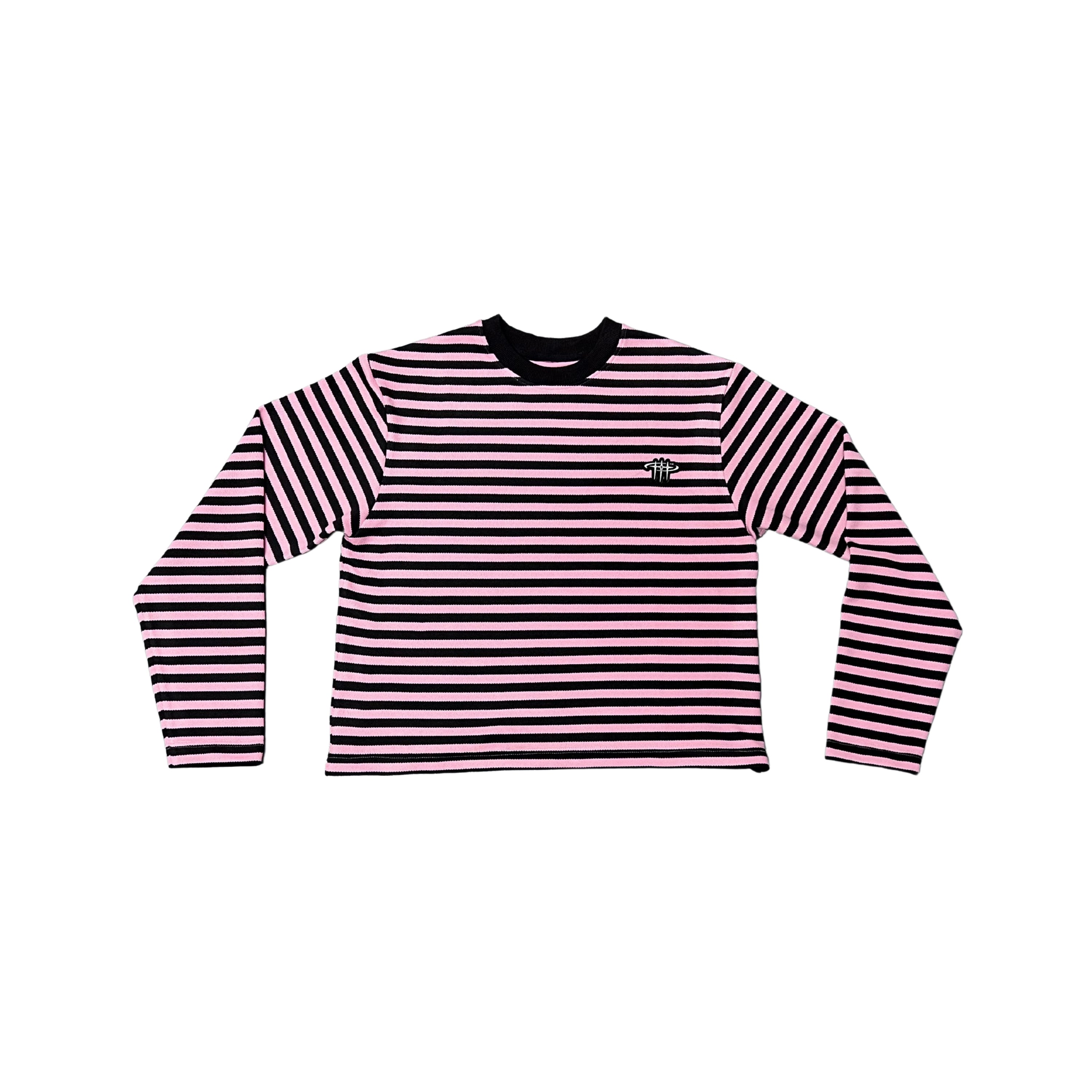 On My Way Striped Longsleeve Pink