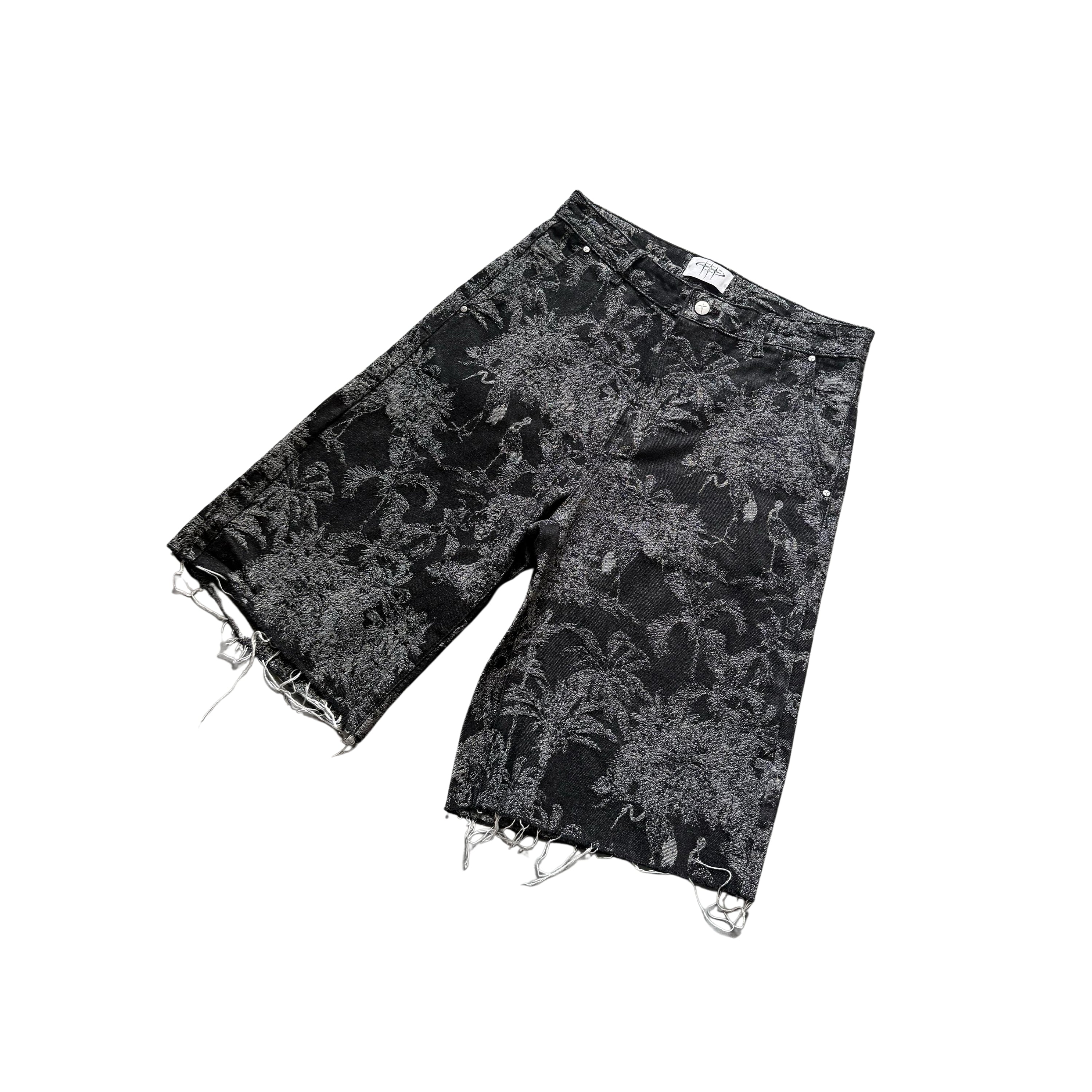 On My Way Jacquard Shorts Black