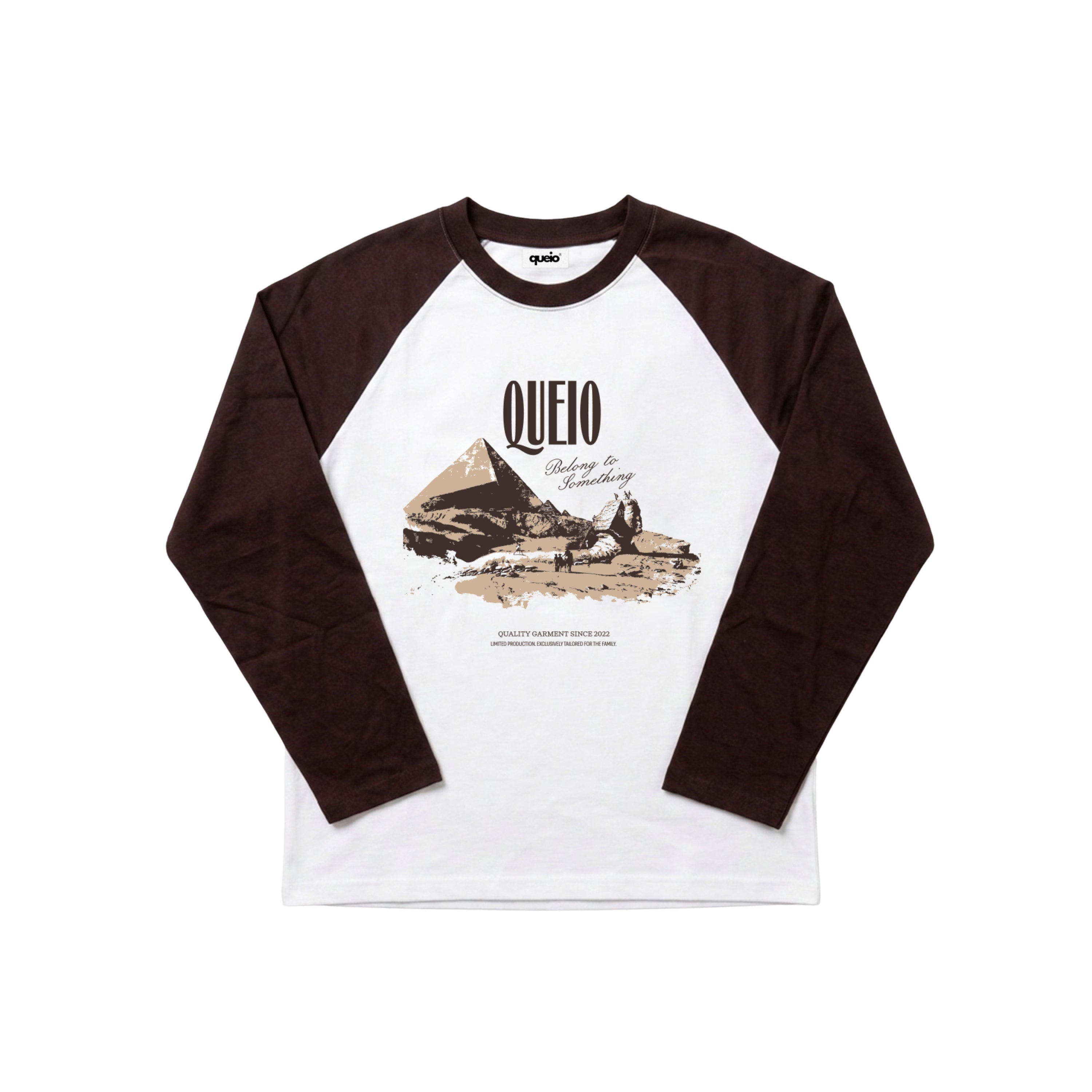Queio Giza Raglan Longsleeve Brown