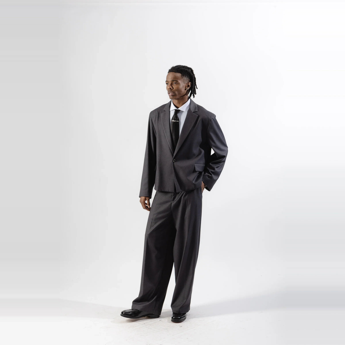 Mood-One Tailored Trousers Grey