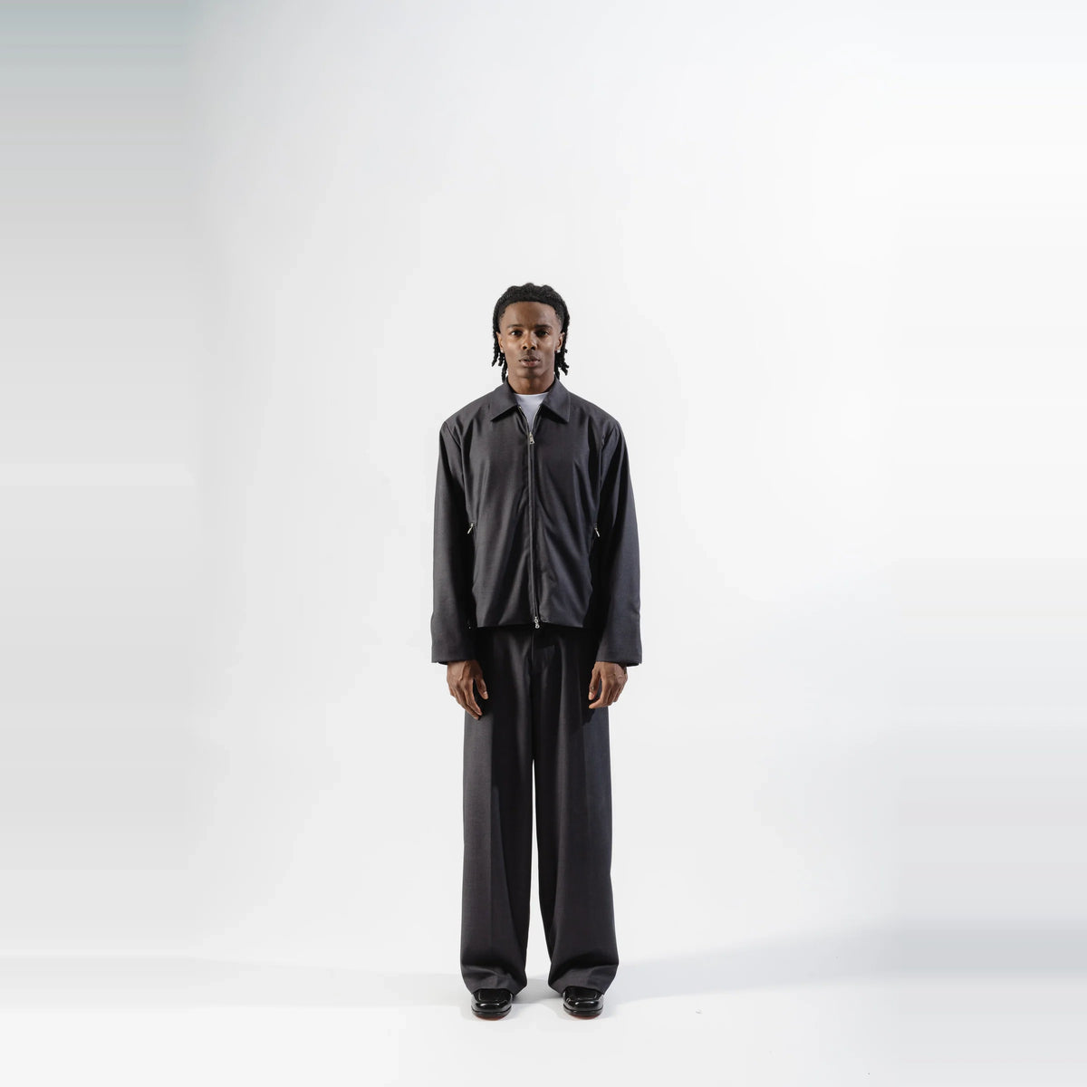 Mood-One Tailored Zip Jacket Grey