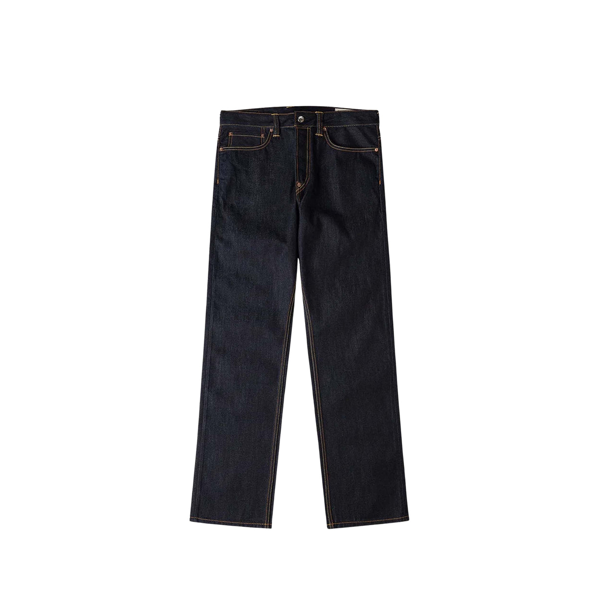 Evisu White Seagull Printed Pocket Raw Denim Navy