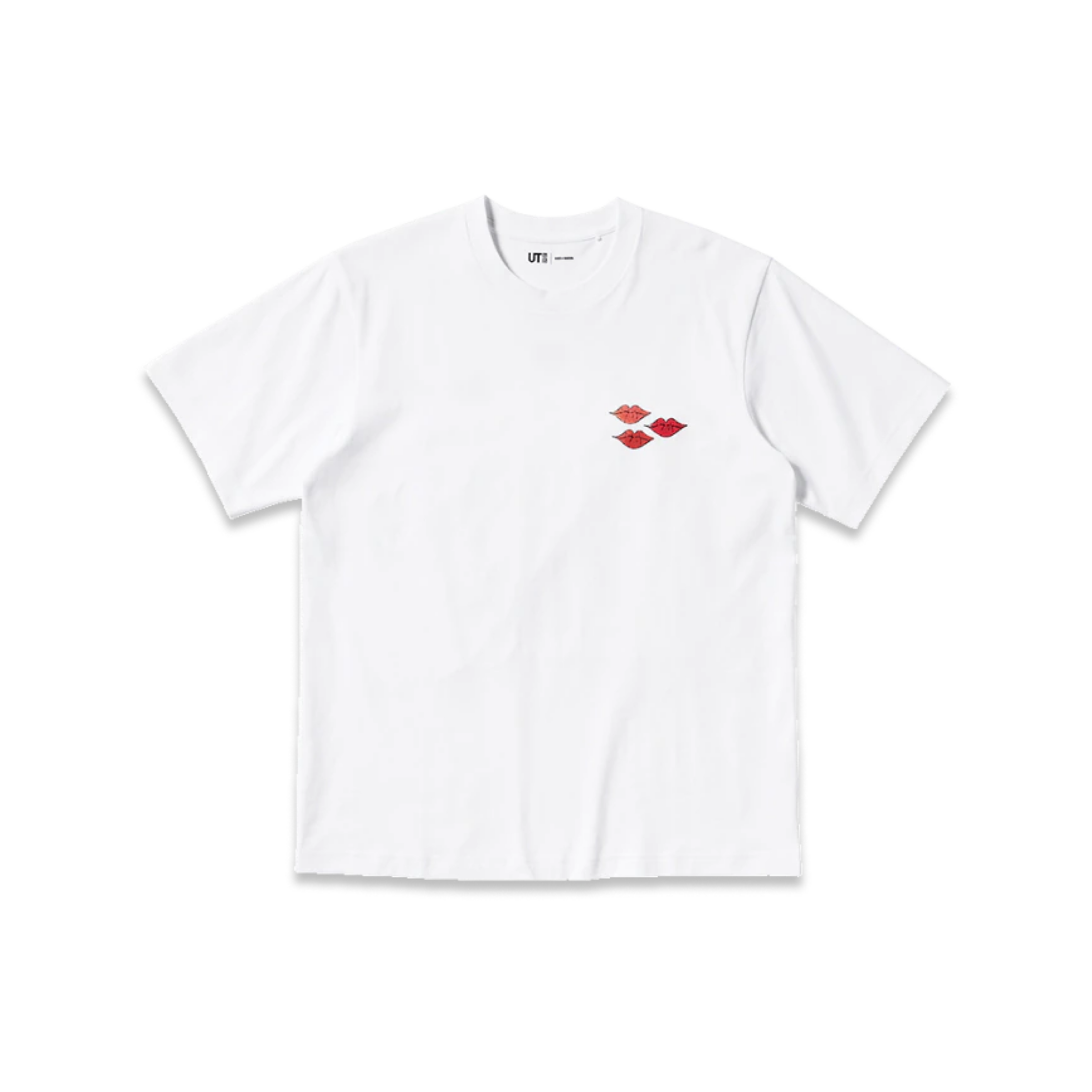 KAWS x Uniqlo Warhol UT Kiss Tee White