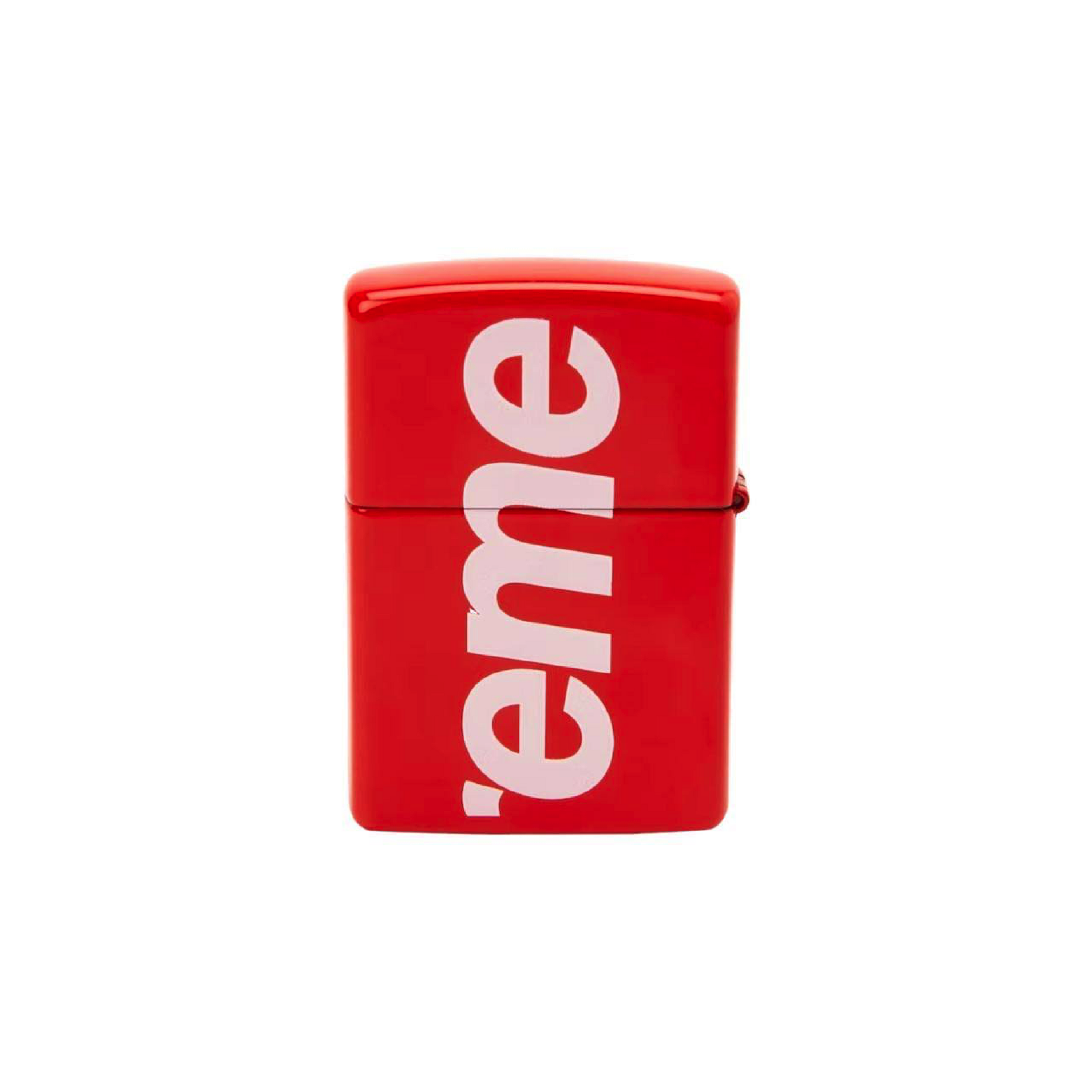 Supreme Logo Zippo Red