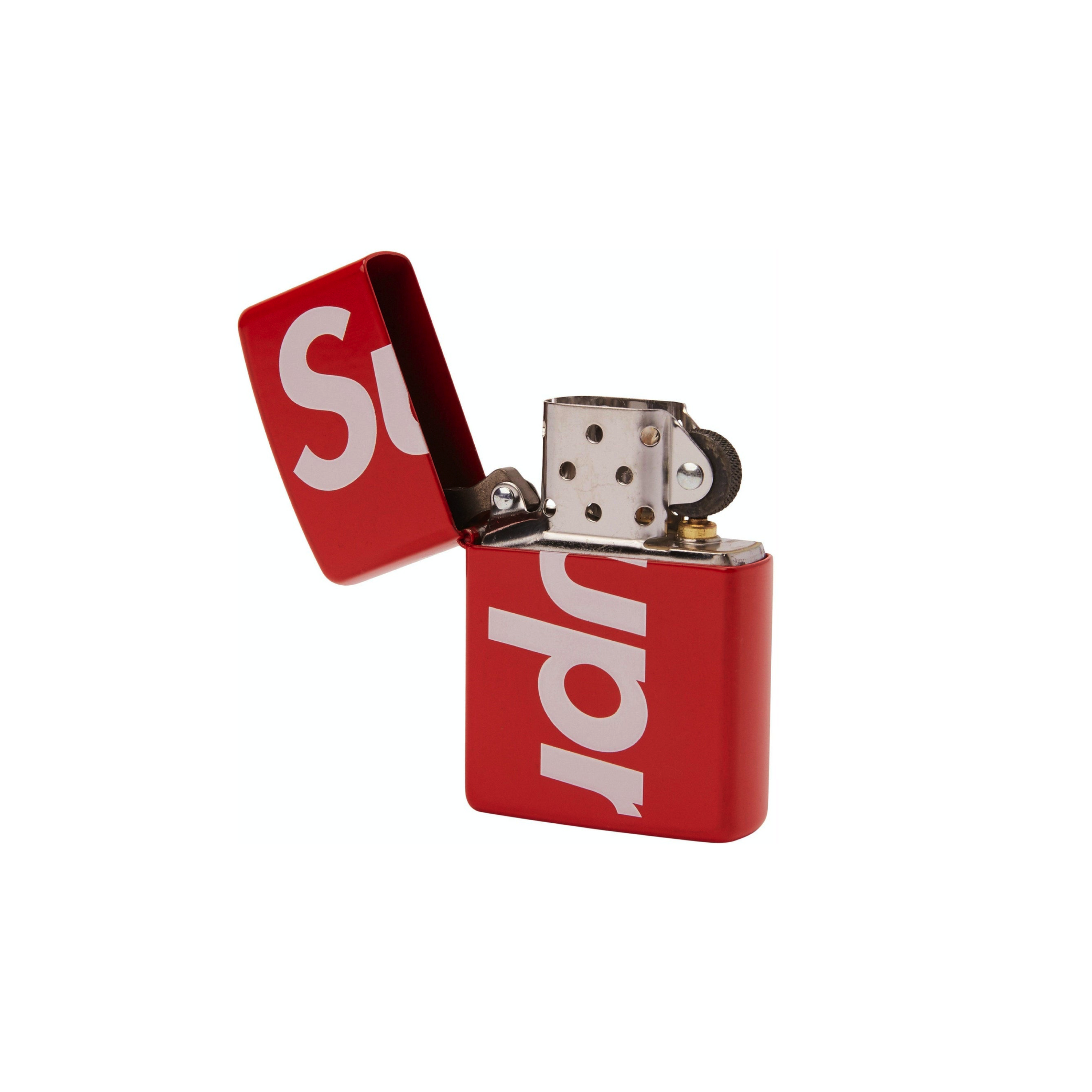 Supreme Logo Zippo Red