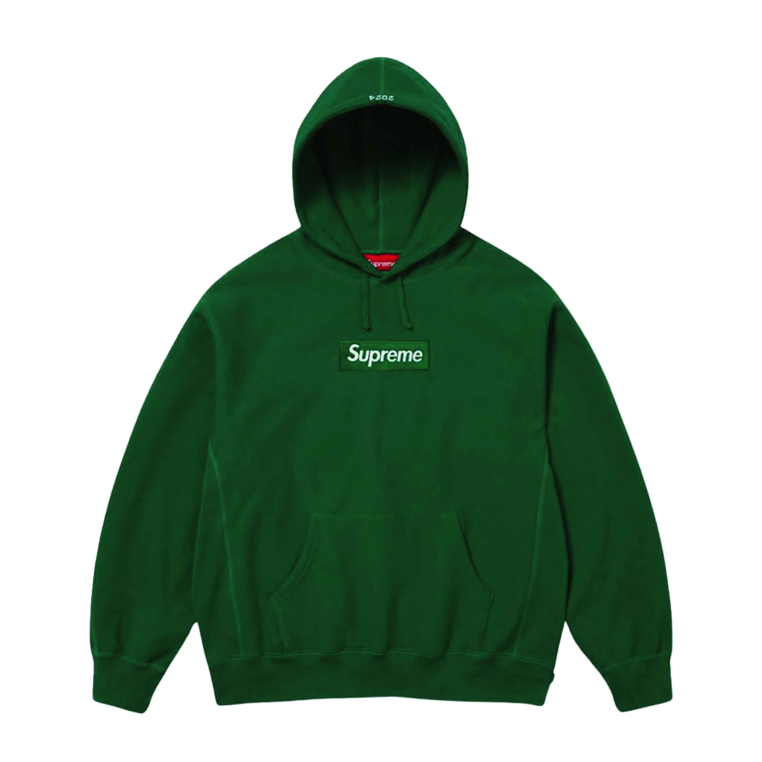 Supreme Box Logo Hooded Sweatshirt Green (FW24)