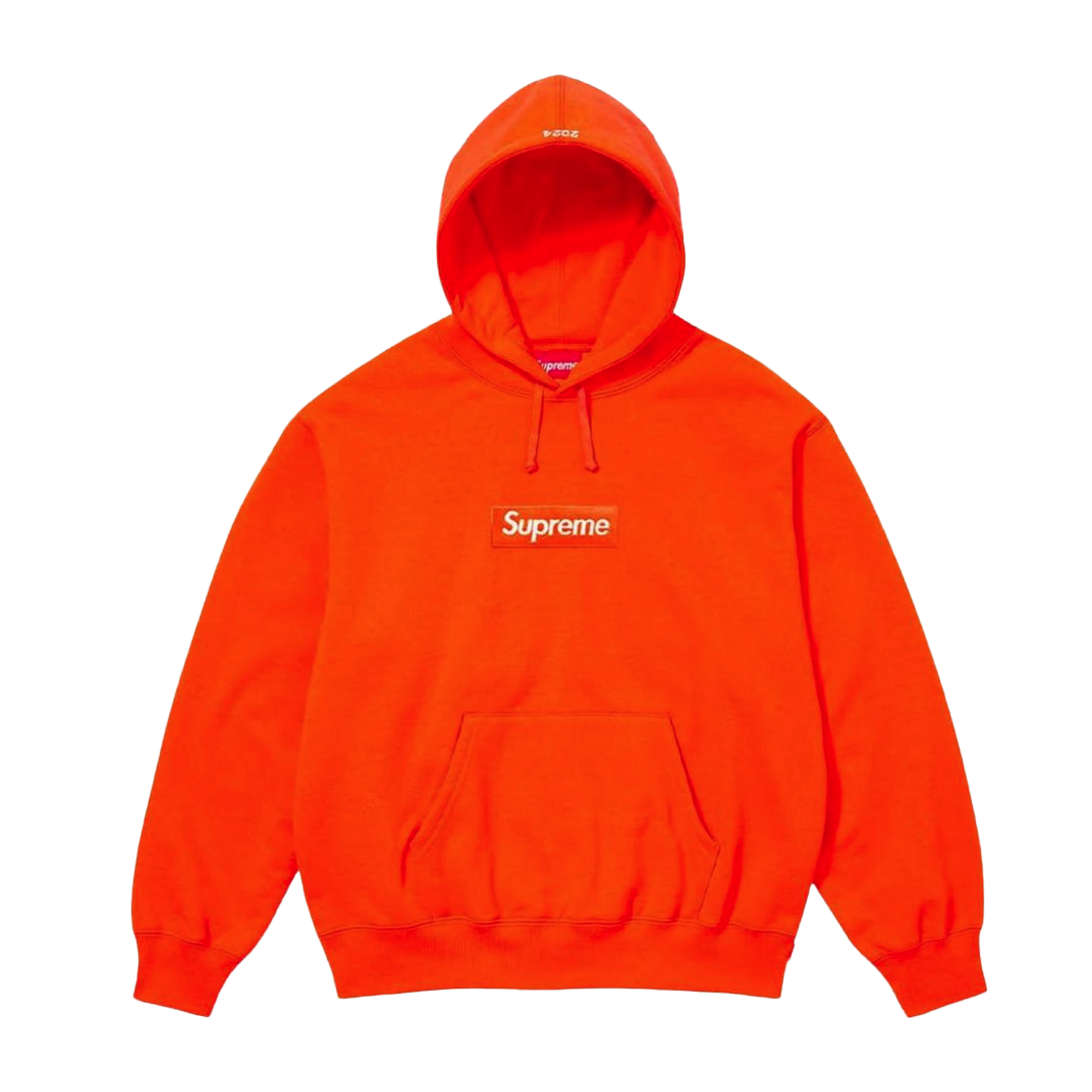 Supreme Box Logo Hooded Sweatshirt Orange (FW24)