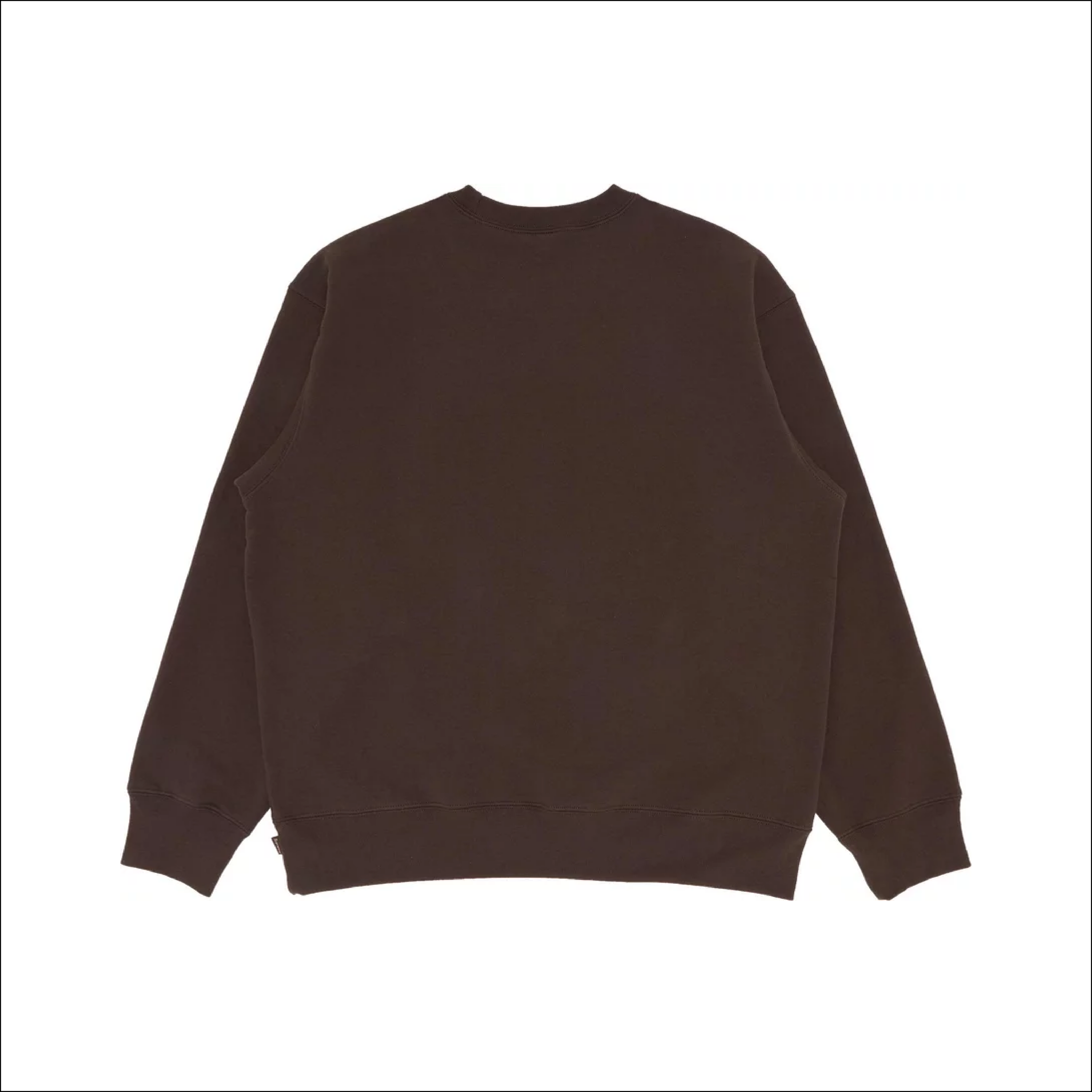 Supreme Box Logo Crewneck Brown FW22