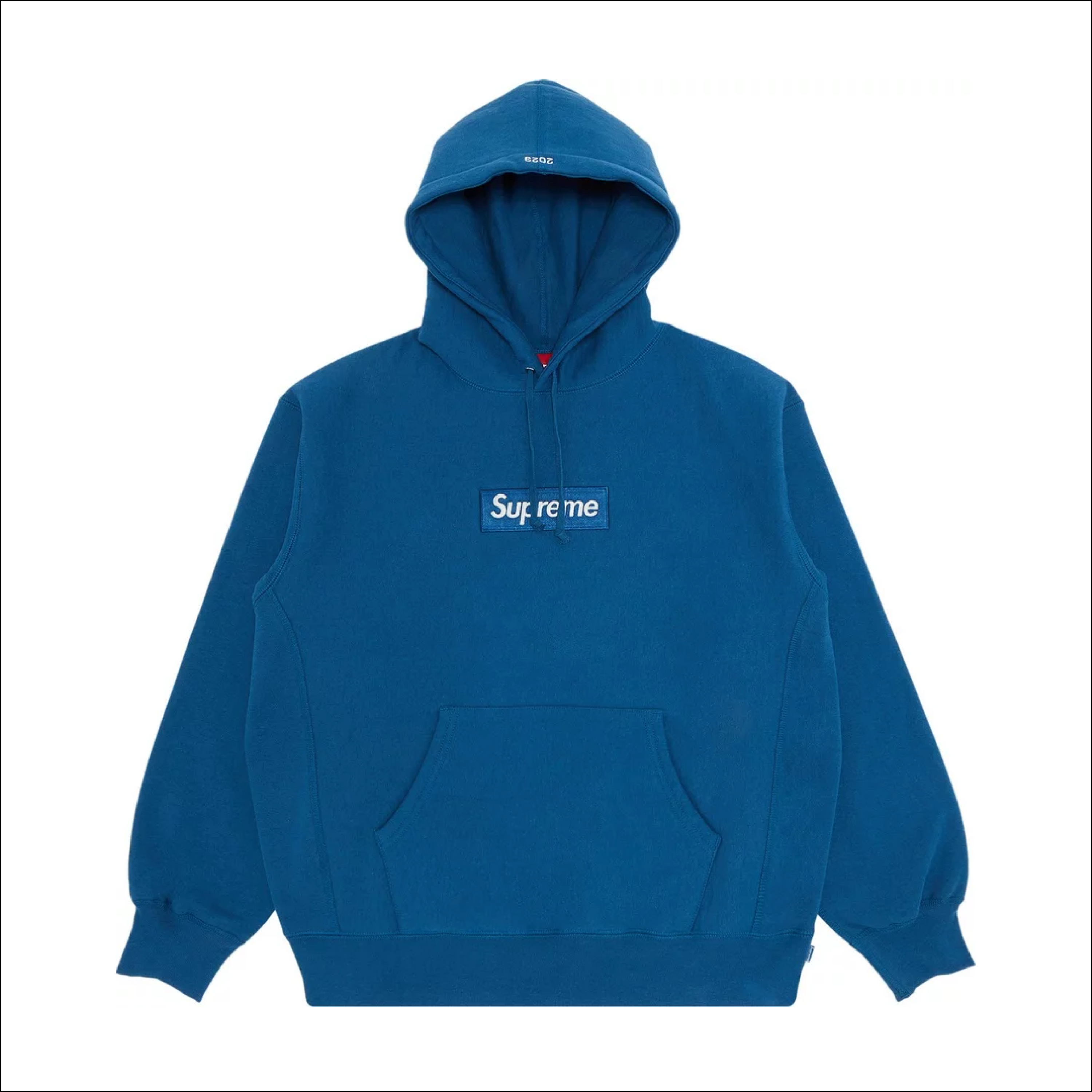 Supreme Box Logo Hooded Blue FW23