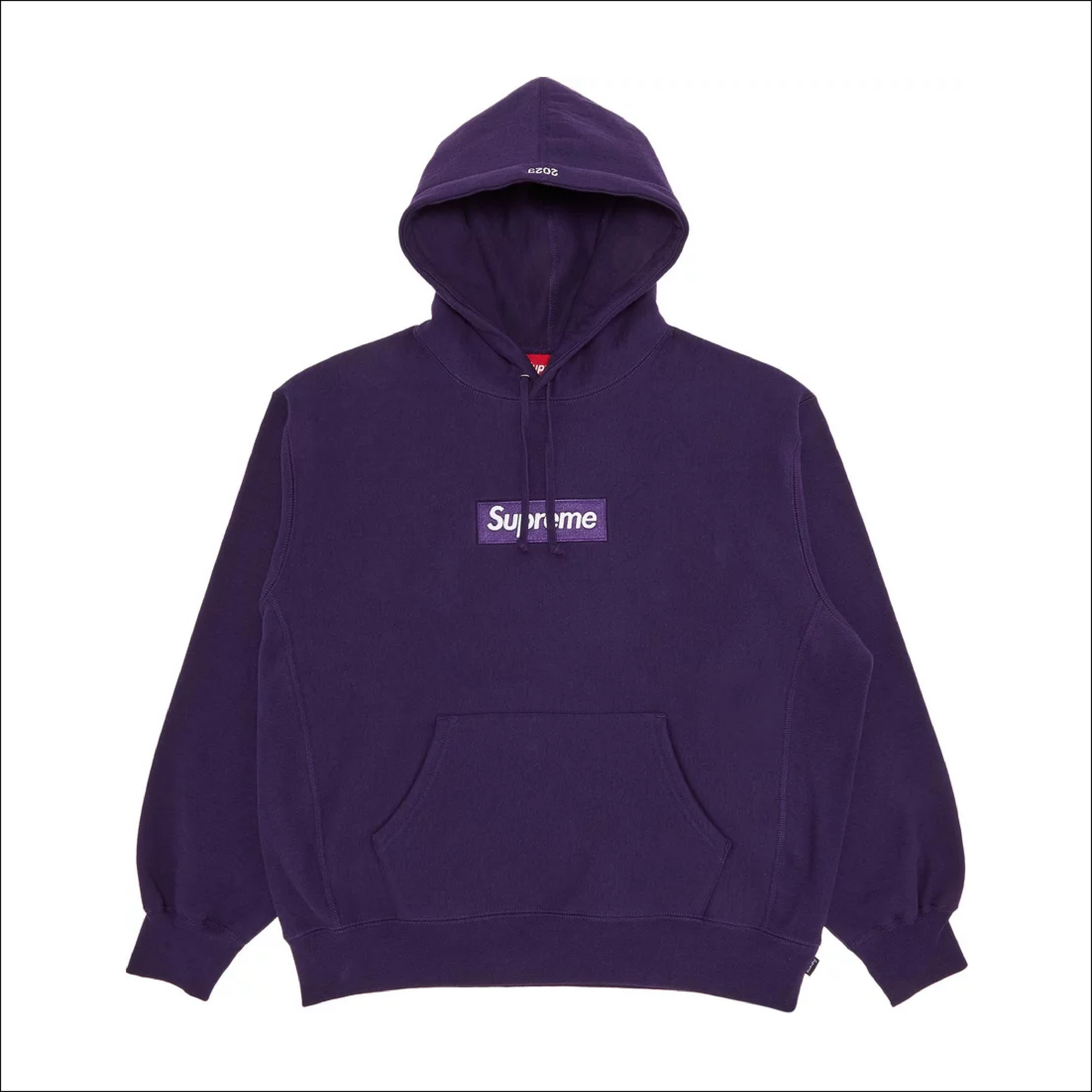 Supreme Box Logo Hooded Purple FW23