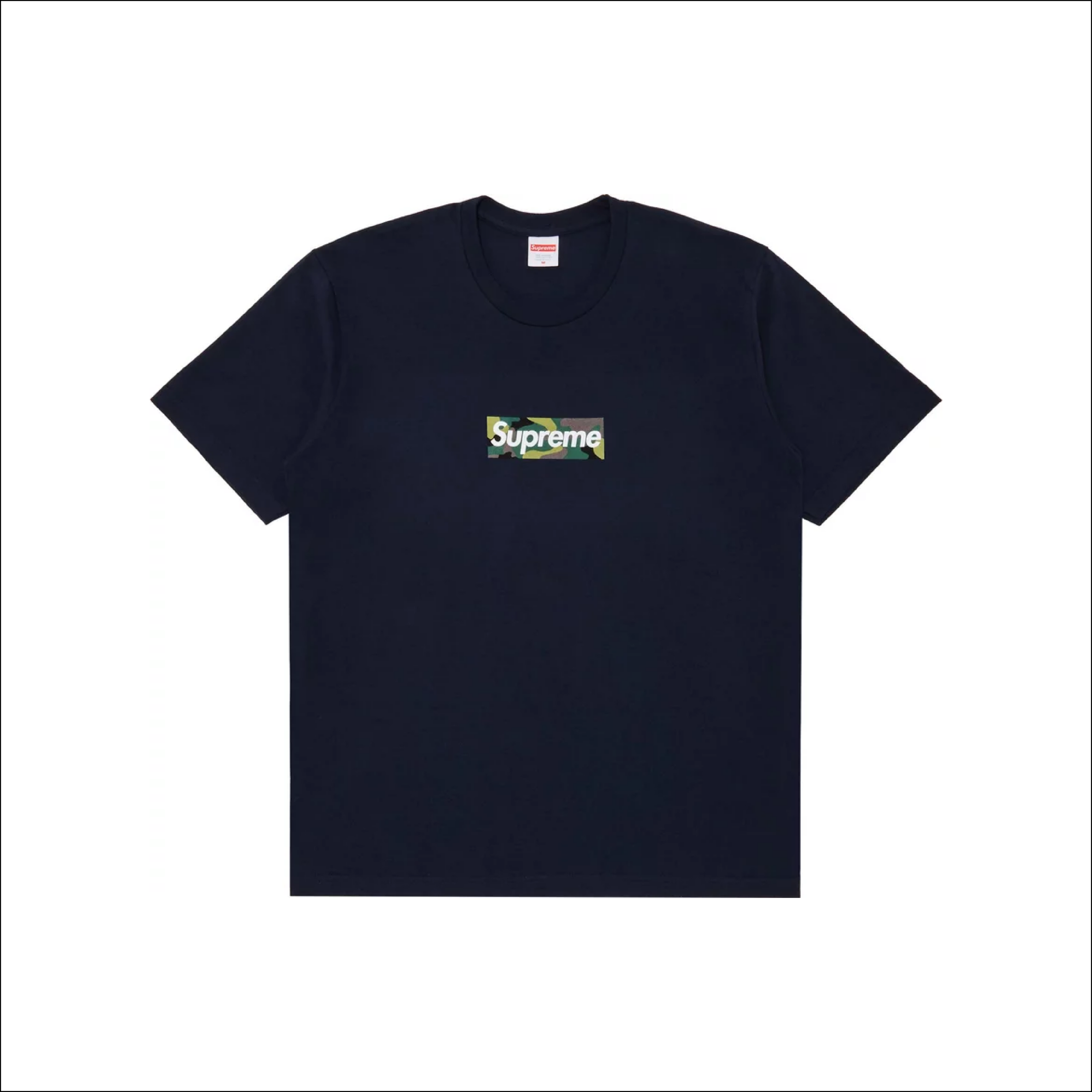 Supreme Box Logo Tee Camo Navy FW23