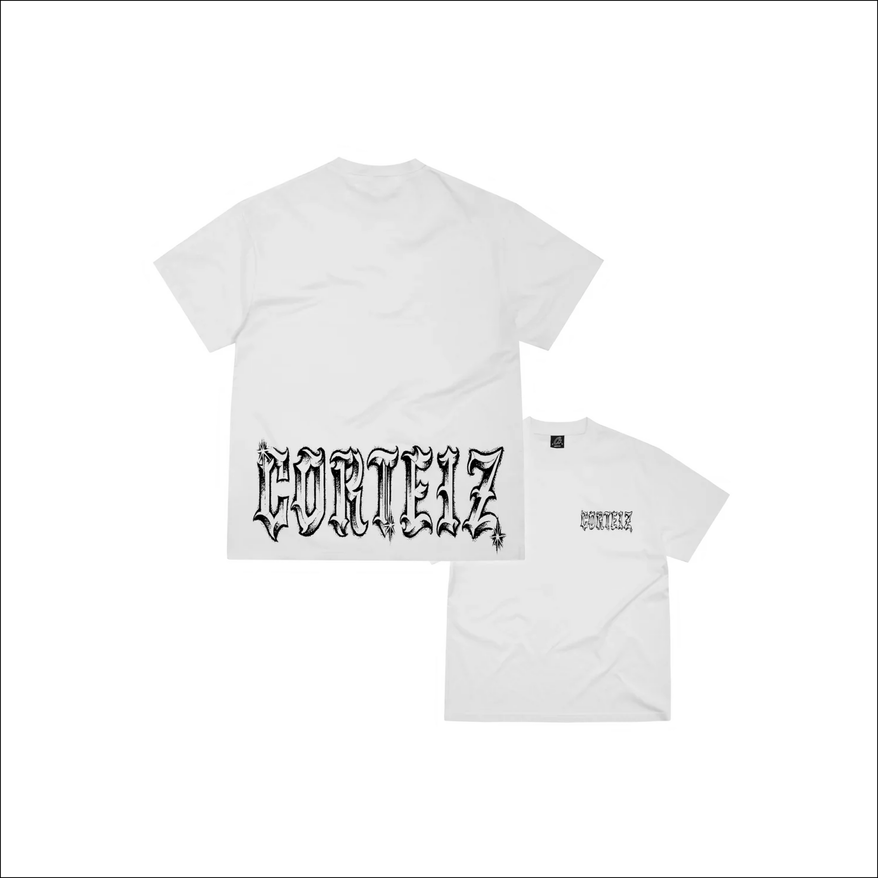 Corteiz Gothic Tee White