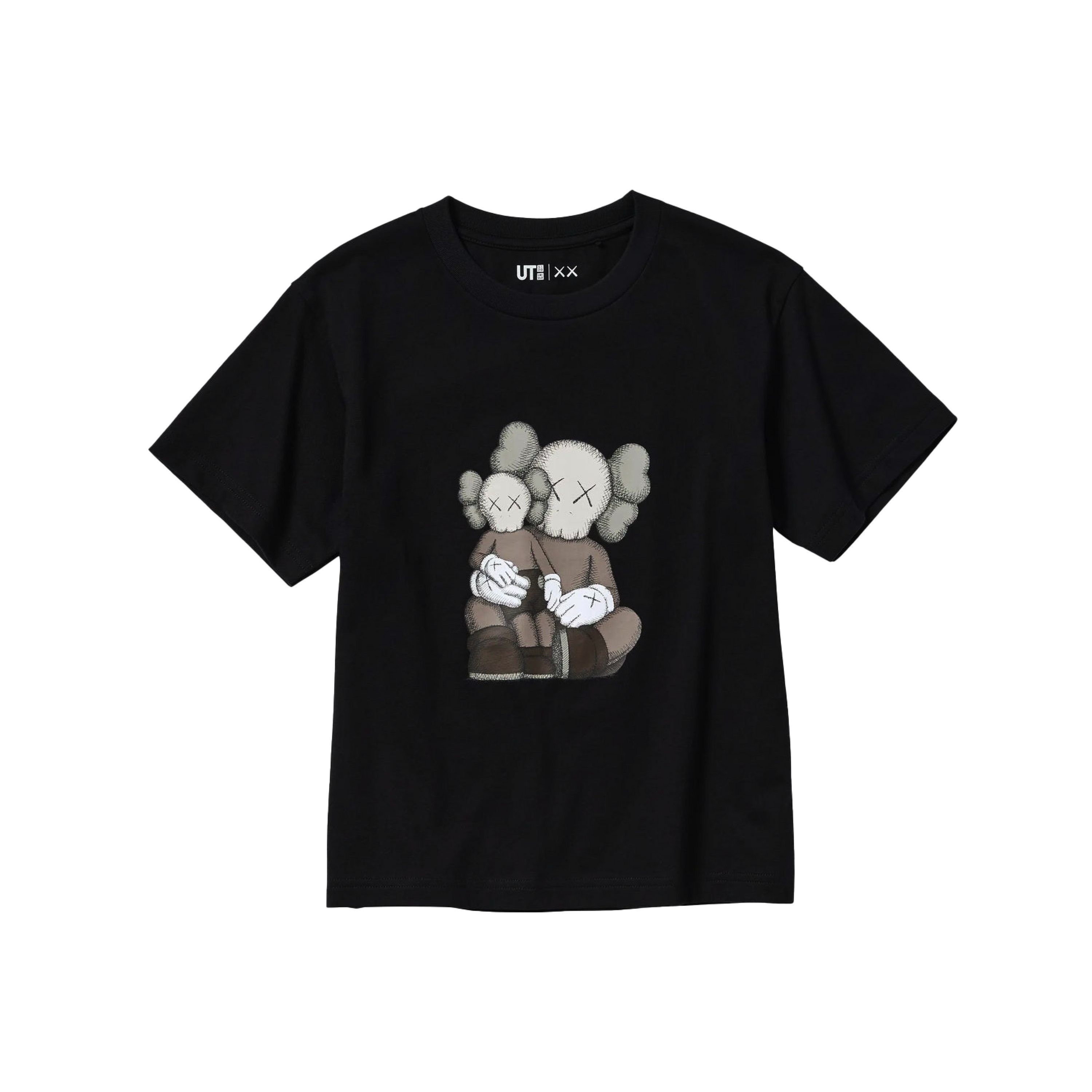 KAWS x Uniqlo Father & Son Graphic Tee Black