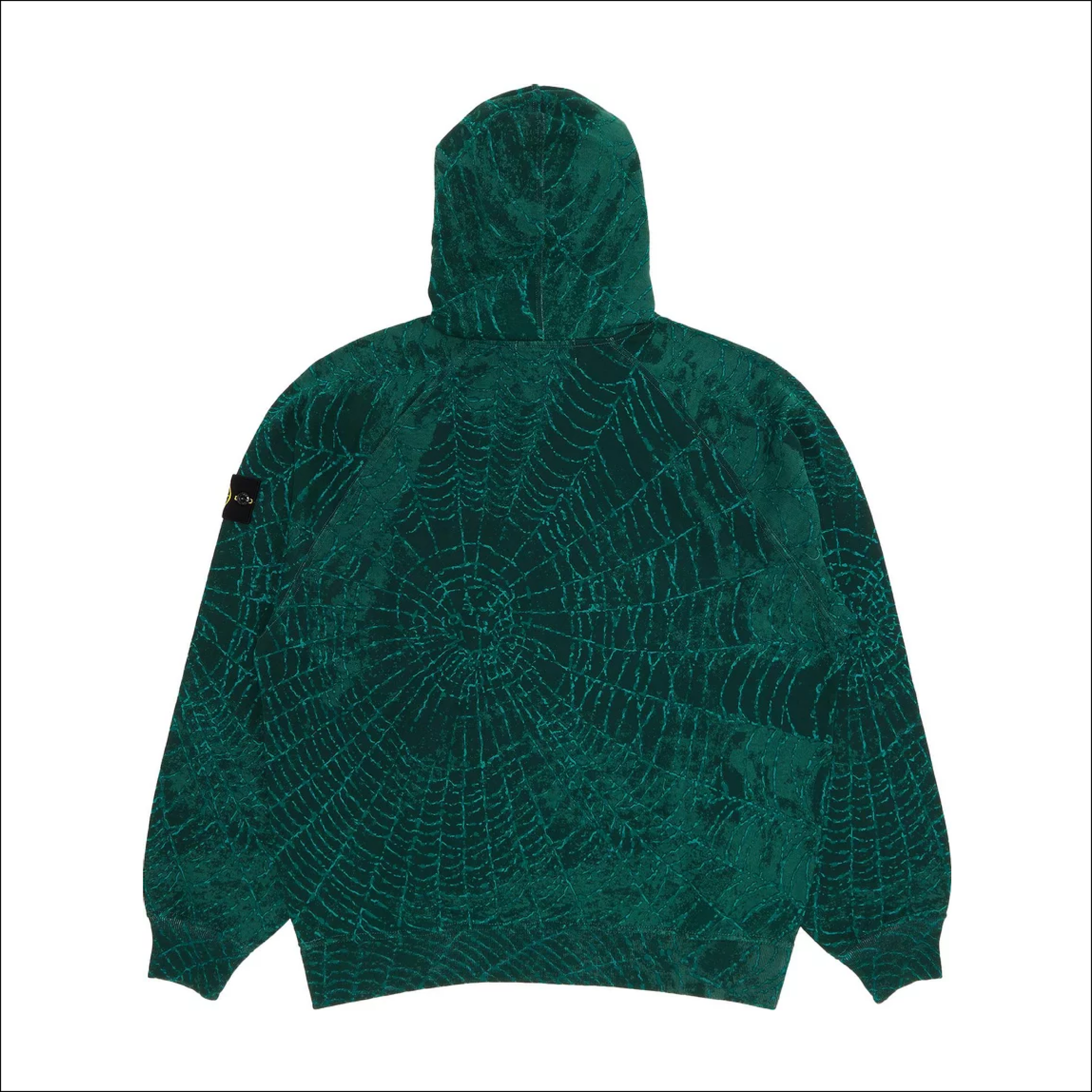 Supreme Stone Island Hoodie Dark Green FW23