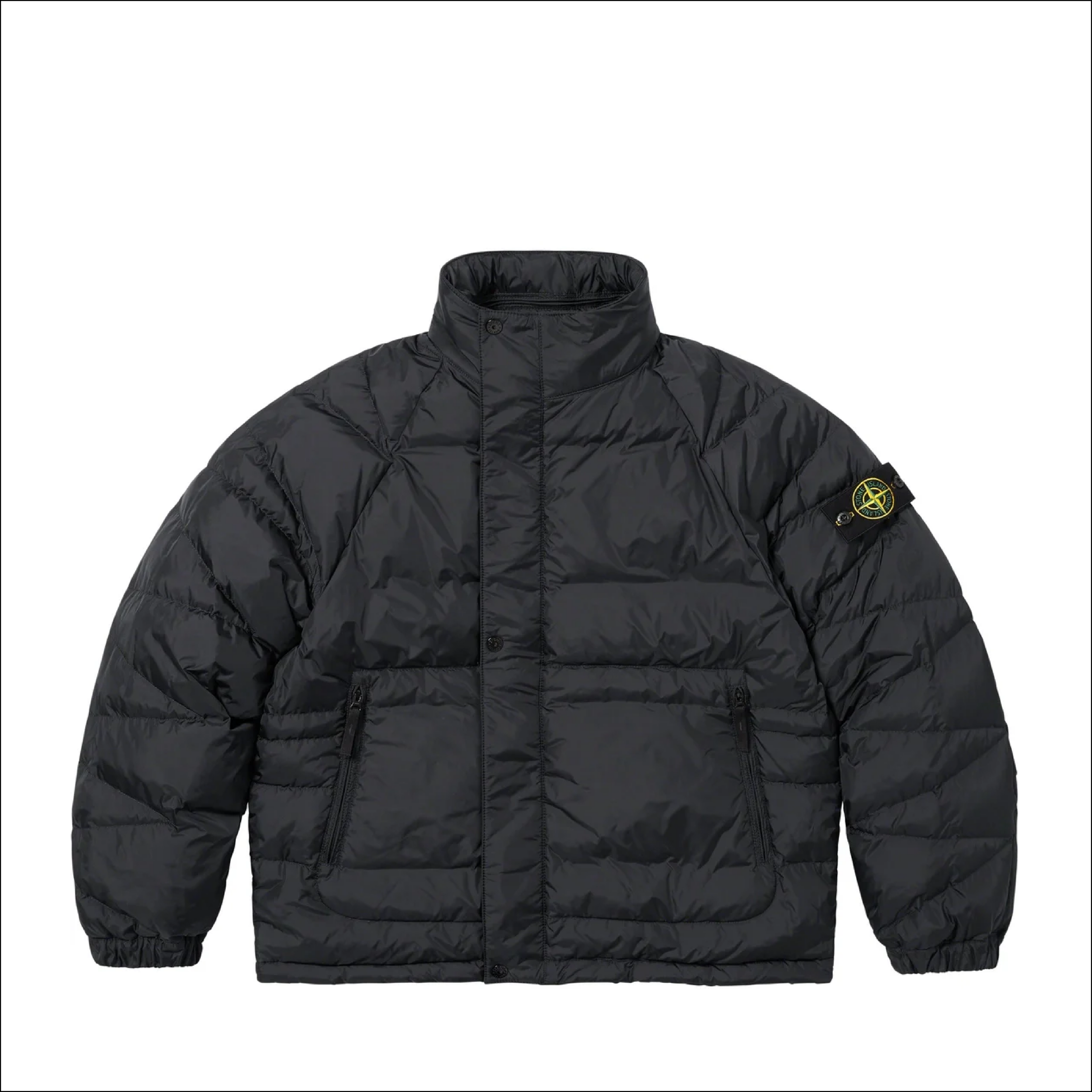 Supreme Stone Island Reversible Down Puffer Black