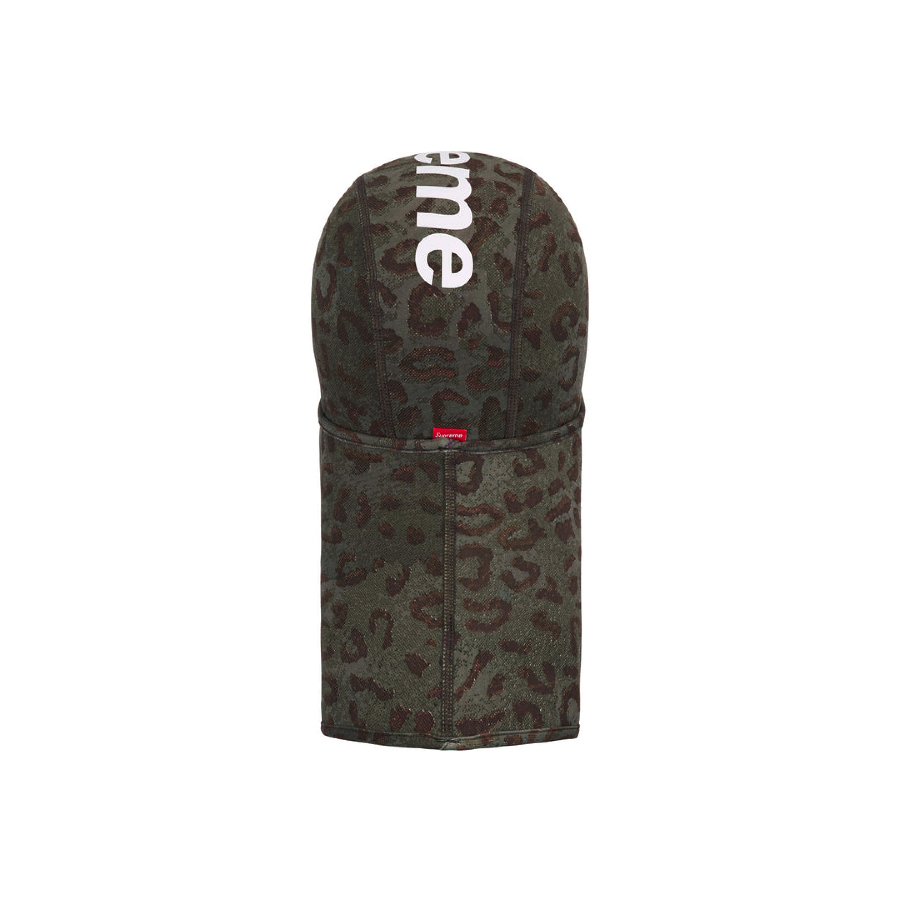 Supreme Heat Reactive Balaclava Black Leopard