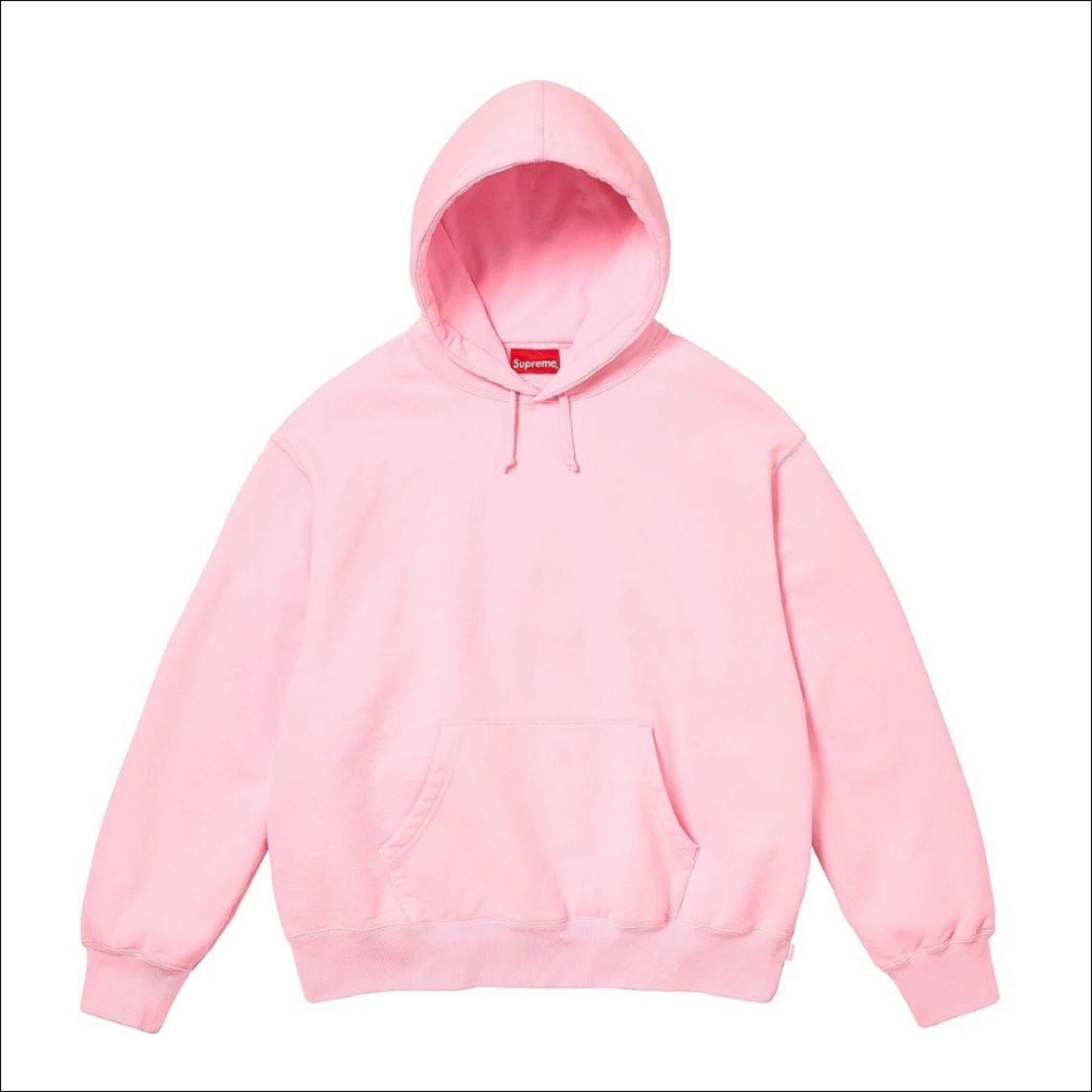 Supreme Satin Appliqué Hooded Pink FW23