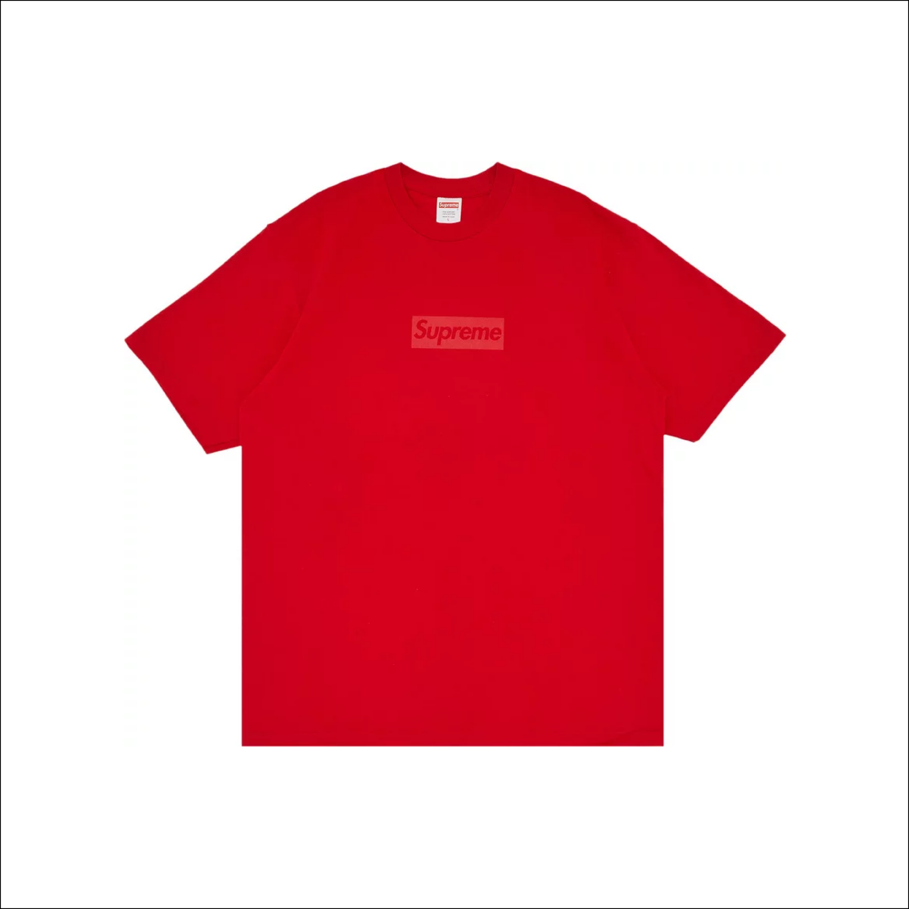 Supreme Tonal Box Logo Tee Red