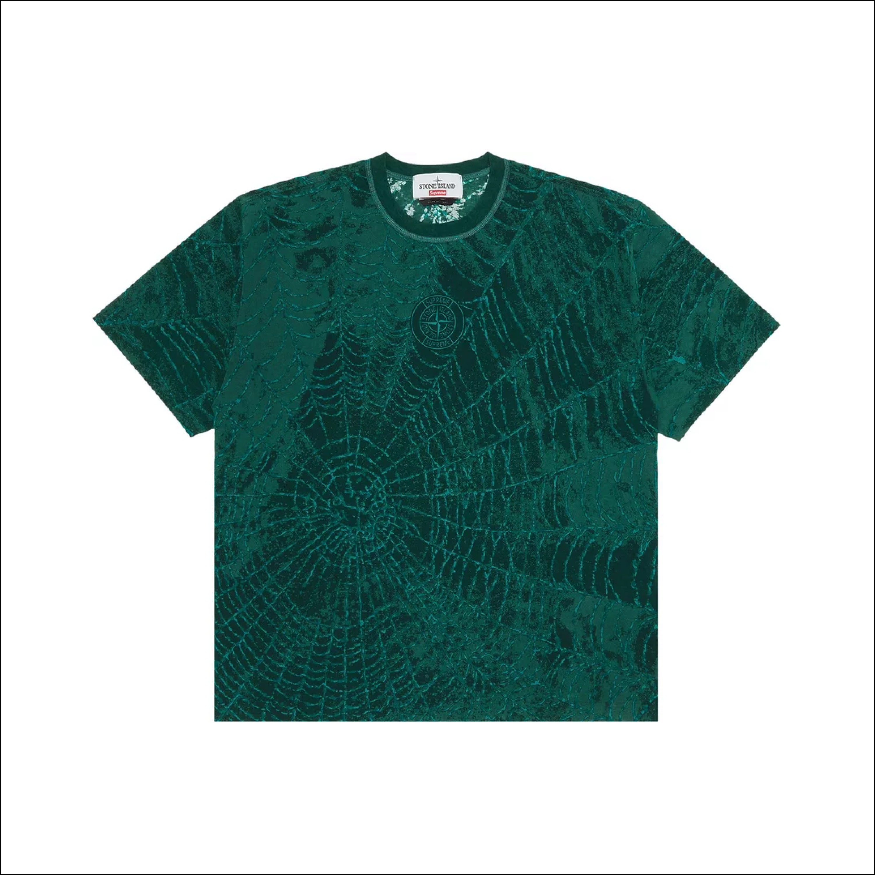 Supreme Stone Island S/S Tee Dark Green FW23